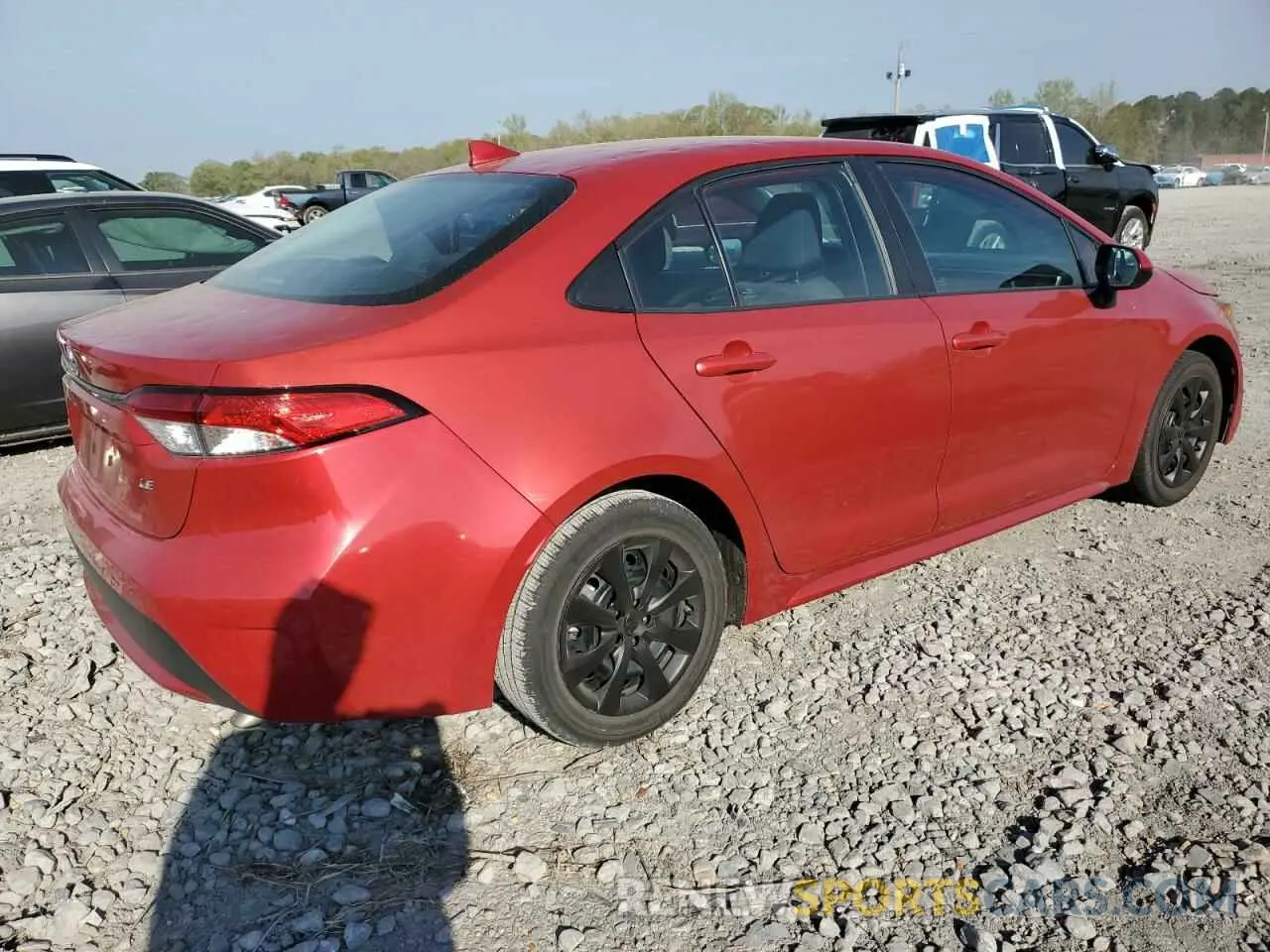 3 fotografías del automóvil dañado 5YFEPRAE7LP110487 TOYOTA COROLLA 2020