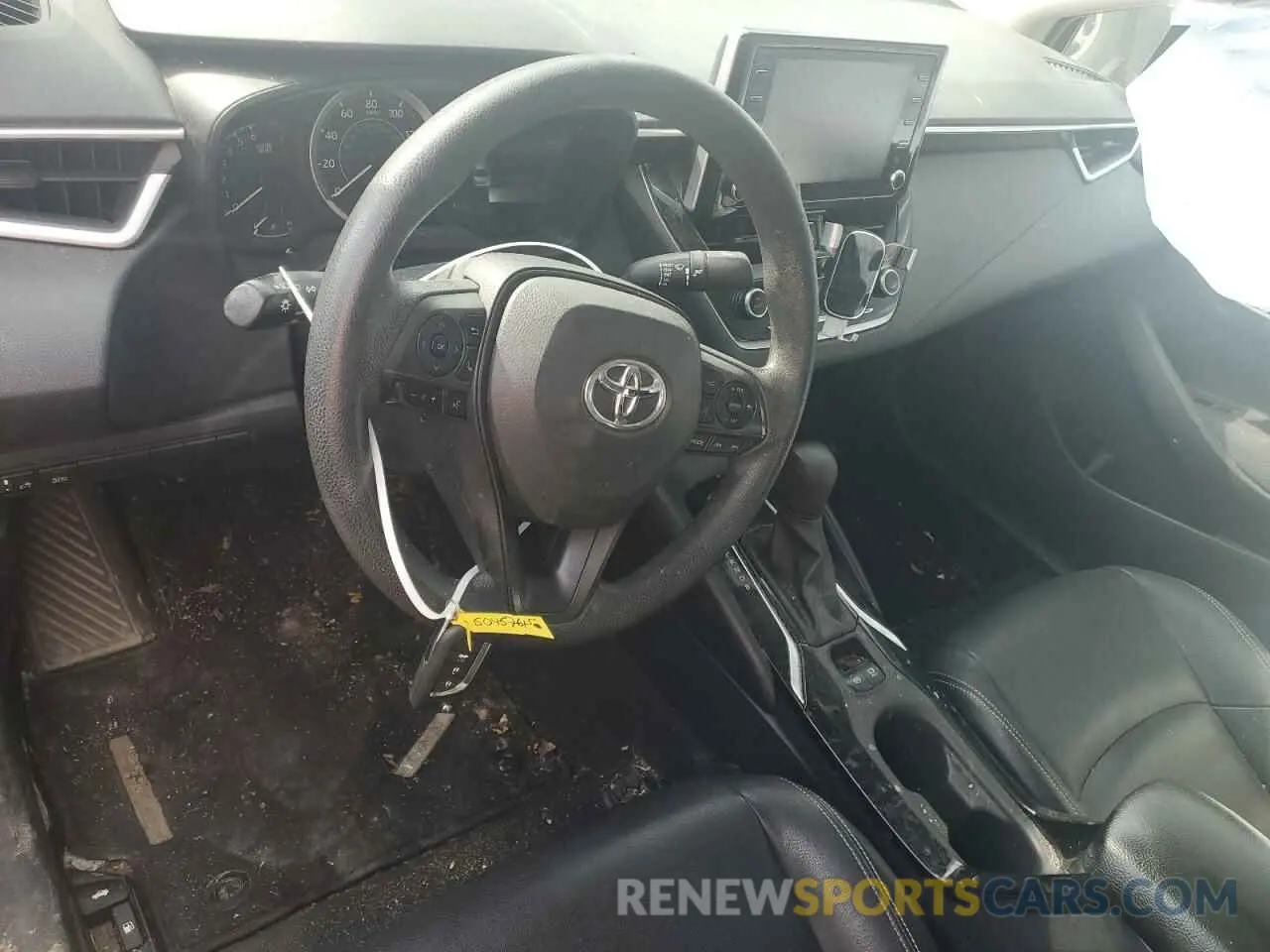 8 fotografías del automóvil dañado 5YFEPRAE7LP113552 TOYOTA COROLLA 2020