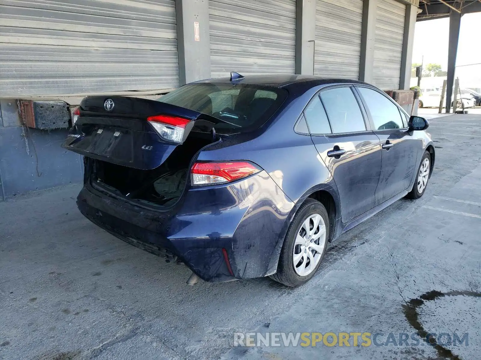 4 fotografías del automóvil dañado 5YFEPRAE7LP114393 TOYOTA COROLLA 2020