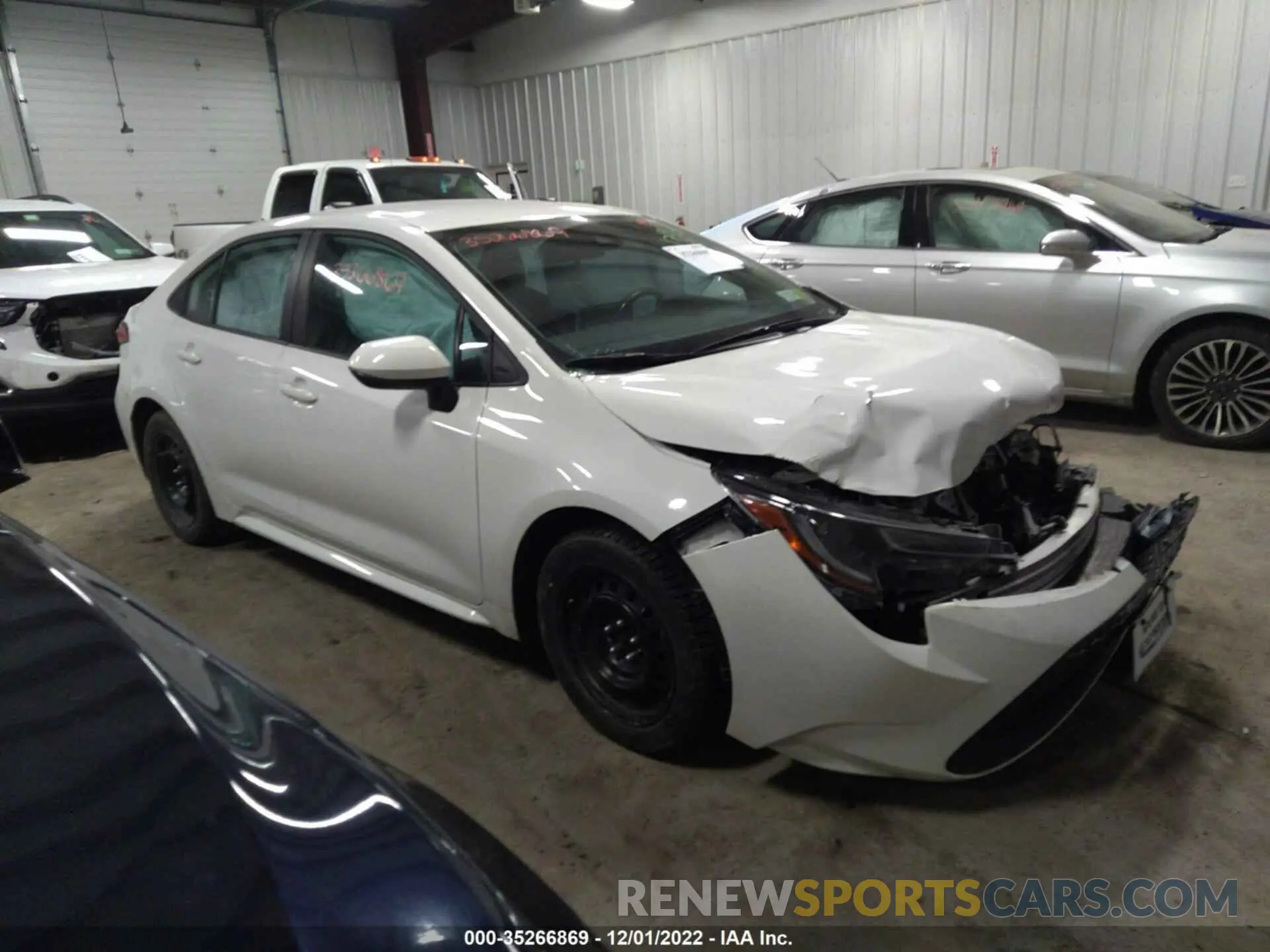1 fotografías del automóvil dañado 5YFEPRAE7LP118072 TOYOTA COROLLA 2020