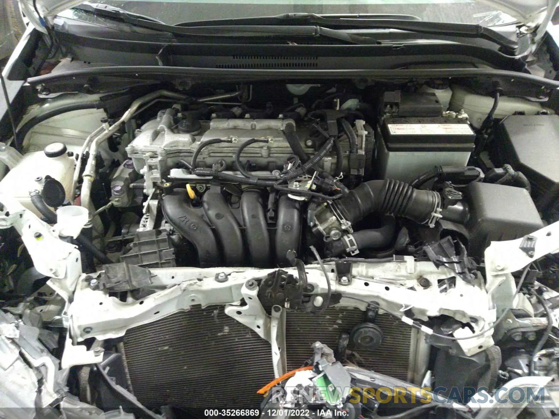 10 fotografías del automóvil dañado 5YFEPRAE7LP118072 TOYOTA COROLLA 2020