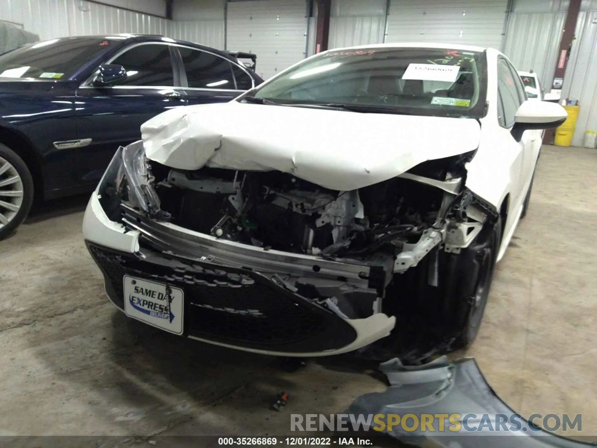 6 fotografías del automóvil dañado 5YFEPRAE7LP118072 TOYOTA COROLLA 2020
