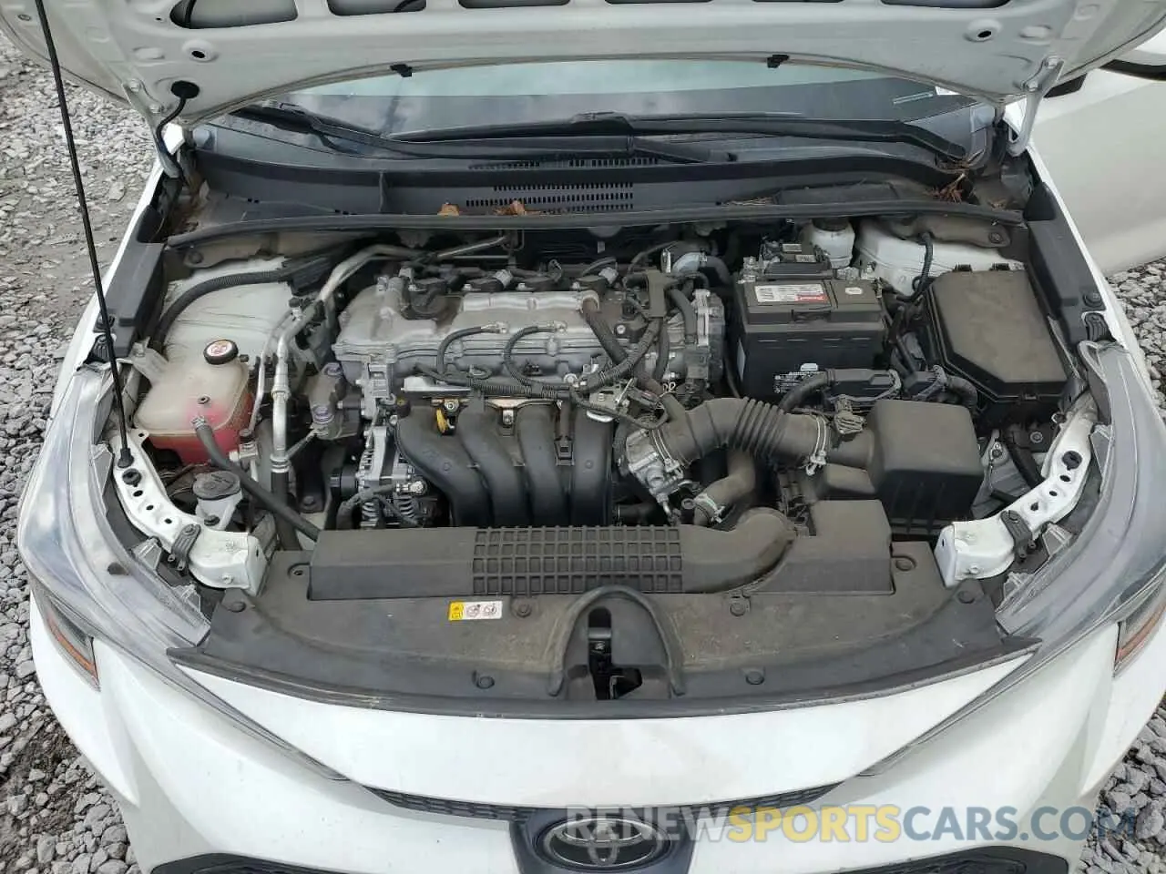 11 fotografías del automóvil dañado 5YFEPRAE7LP122588 TOYOTA COROLLA 2020