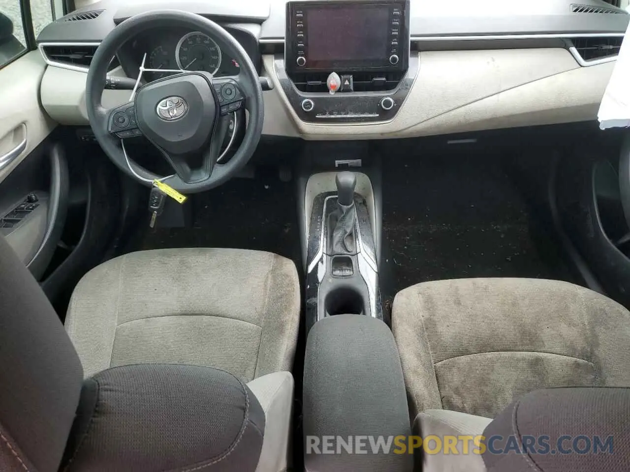8 fotografías del automóvil dañado 5YFEPRAE7LP122588 TOYOTA COROLLA 2020