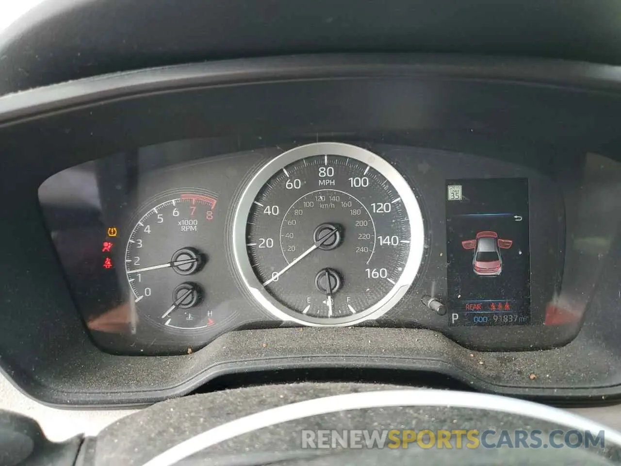 9 fotografías del automóvil dañado 5YFEPRAE7LP122588 TOYOTA COROLLA 2020