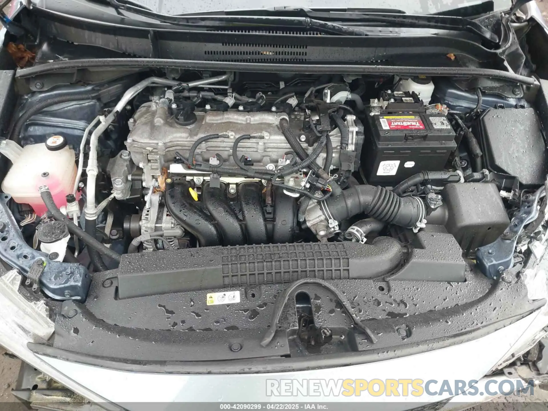 10 fotografías del automóvil dañado 5YFEPRAE7LP141612 TOYOTA COROLLA 2020