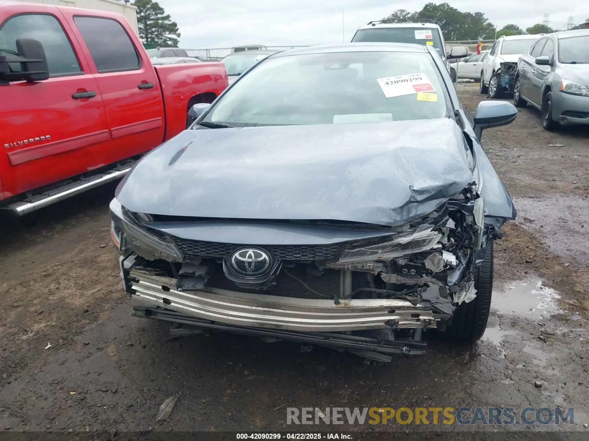 6 fotografías del automóvil dañado 5YFEPRAE7LP141612 TOYOTA COROLLA 2020