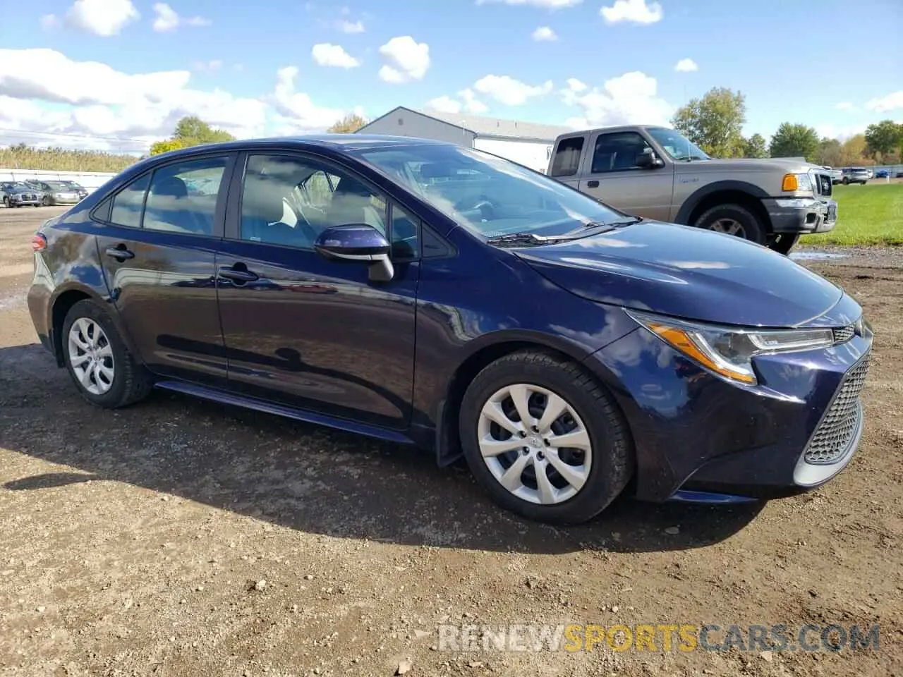 4 fotografías del automóvil dañado 5YFEPRAE7LP143666 TOYOTA COROLLA 2020