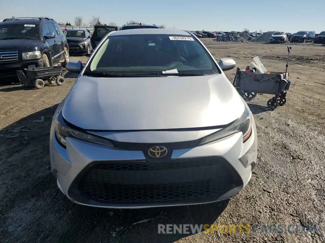 5 fotografías del automóvil dañado 5YFEPRAE7LP145143 TOYOTA COROLLA 2020
