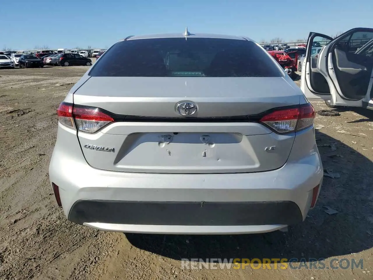 6 fotografías del automóvil dañado 5YFEPRAE7LP145143 TOYOTA COROLLA 2020
