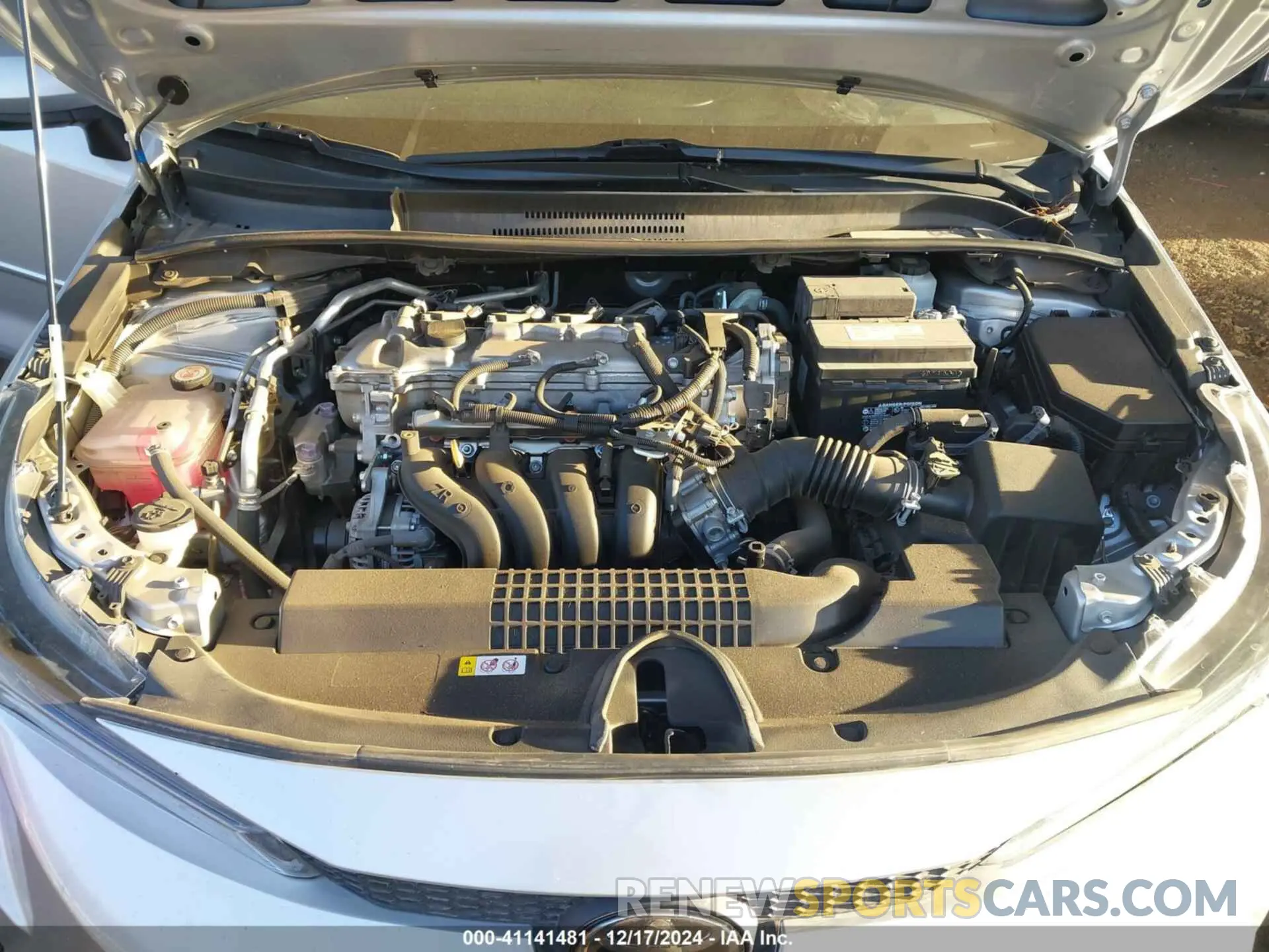 10 fotografías del automóvil dañado 5YFEPRAE7LP146051 TOYOTA COROLLA 2020
