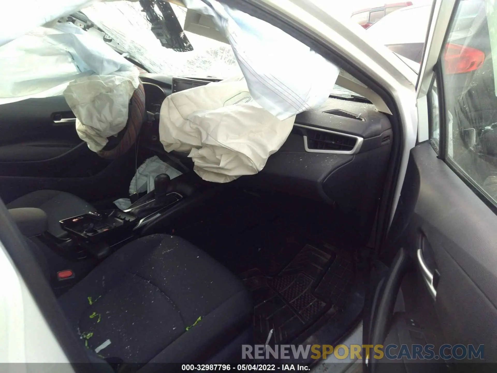 5 fotografías del automóvil dañado 5YFEPRAE8LP023701 TOYOTA COROLLA 2020