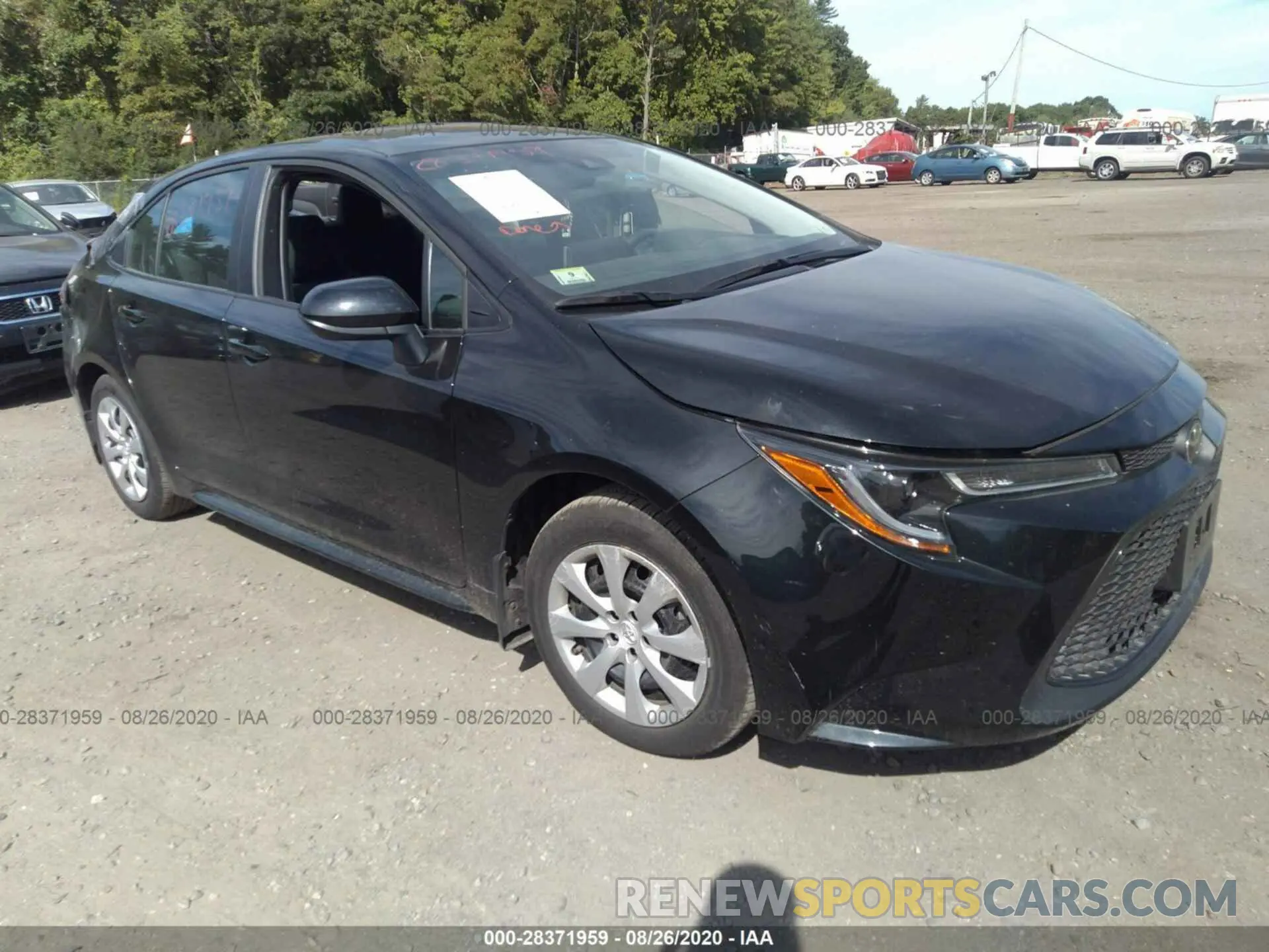 1 fotografías del automóvil dañado 5YFEPRAE8LP031314 TOYOTA COROLLA 2020