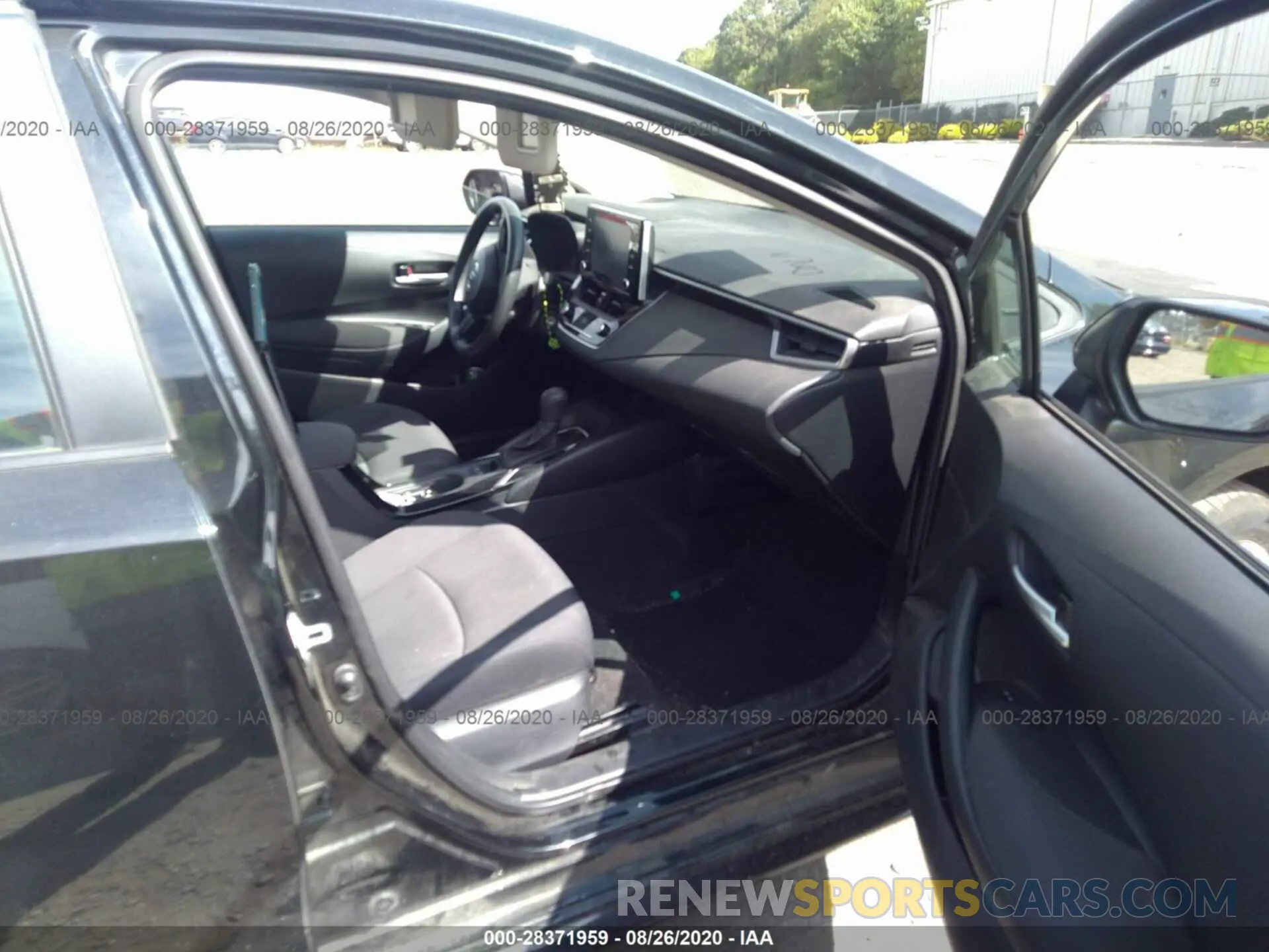 5 fotografías del automóvil dañado 5YFEPRAE8LP031314 TOYOTA COROLLA 2020
