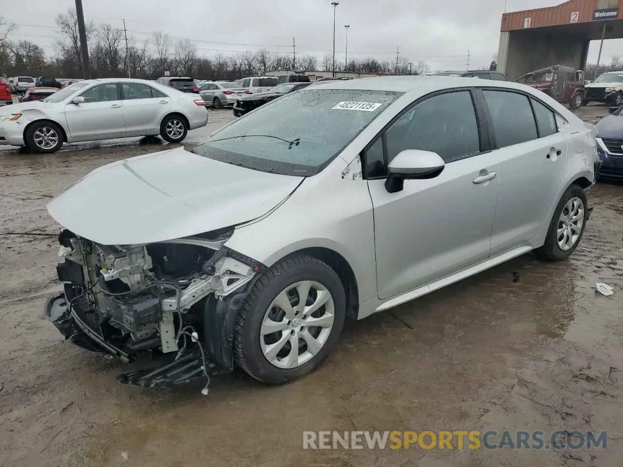 1 fotografías del automóvil dañado 5YFEPRAE8LP033192 TOYOTA COROLLA 2020
