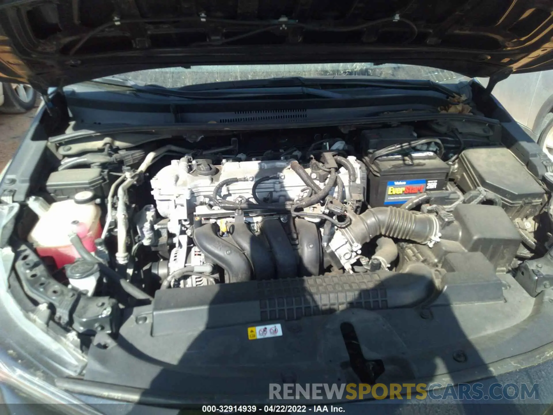 10 fotografías del automóvil dañado 5YFEPRAE8LP033466 TOYOTA COROLLA 2020