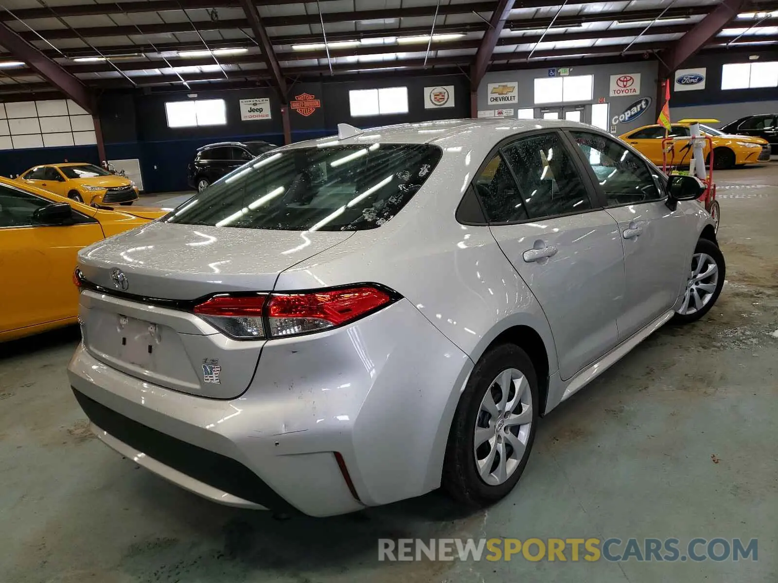 4 fotografías del automóvil dañado 5YFEPRAE8LP035914 TOYOTA COROLLA 2020