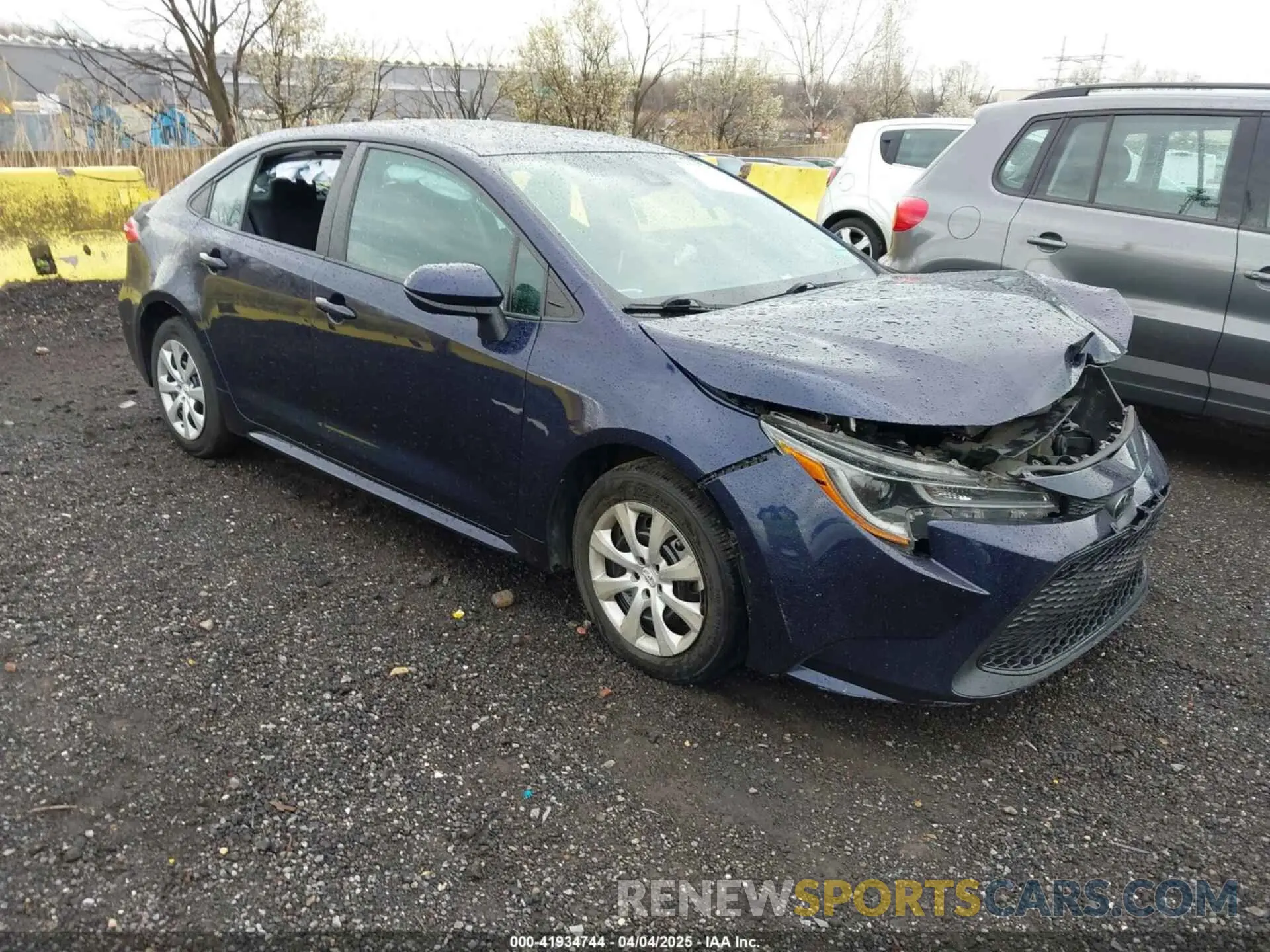 1 fotografías del automóvil dañado 5YFEPRAE8LP038893 TOYOTA COROLLA 2020