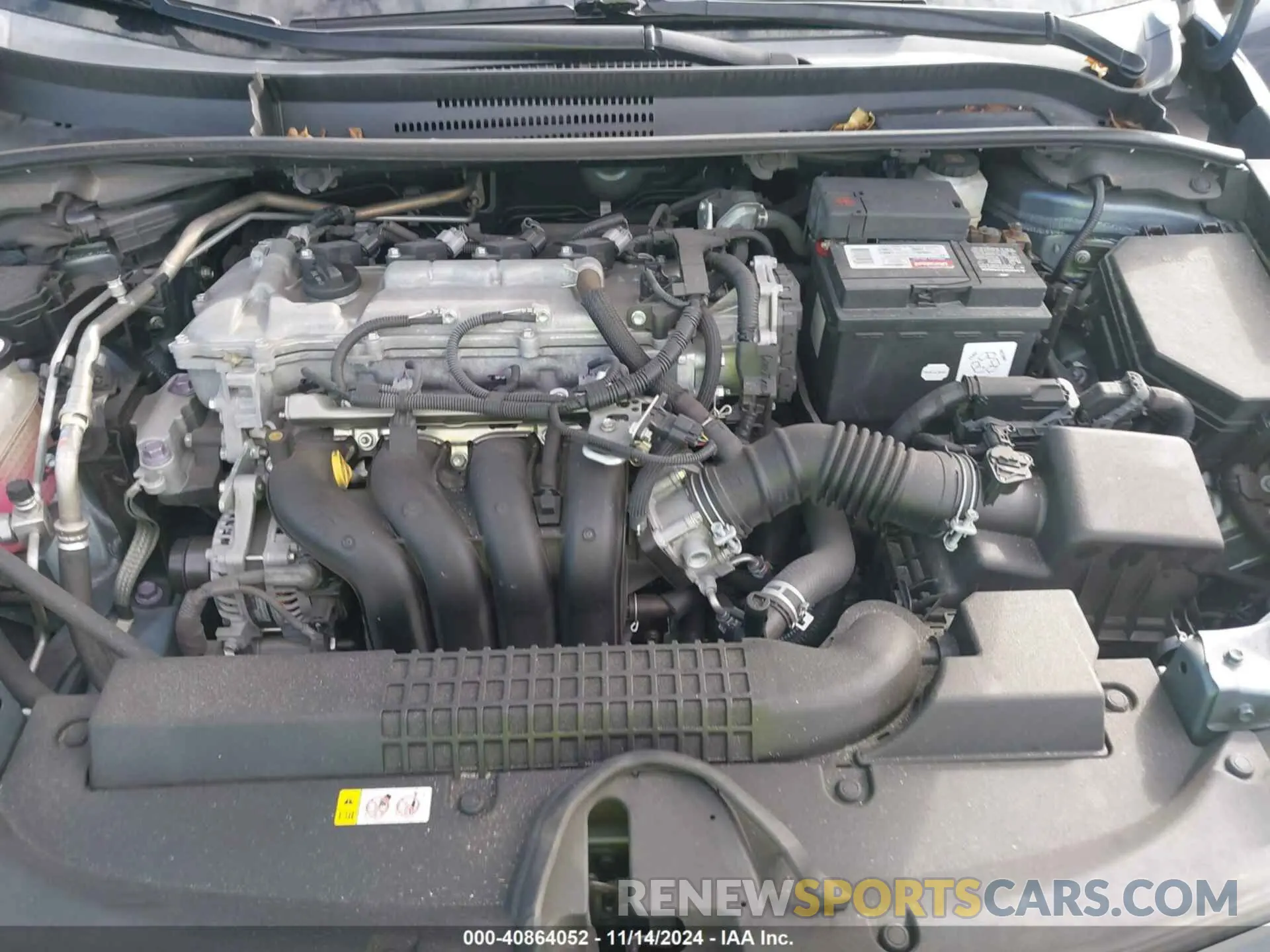 10 fotografías del automóvil dañado 5YFEPRAE8LP041485 TOYOTA COROLLA 2020