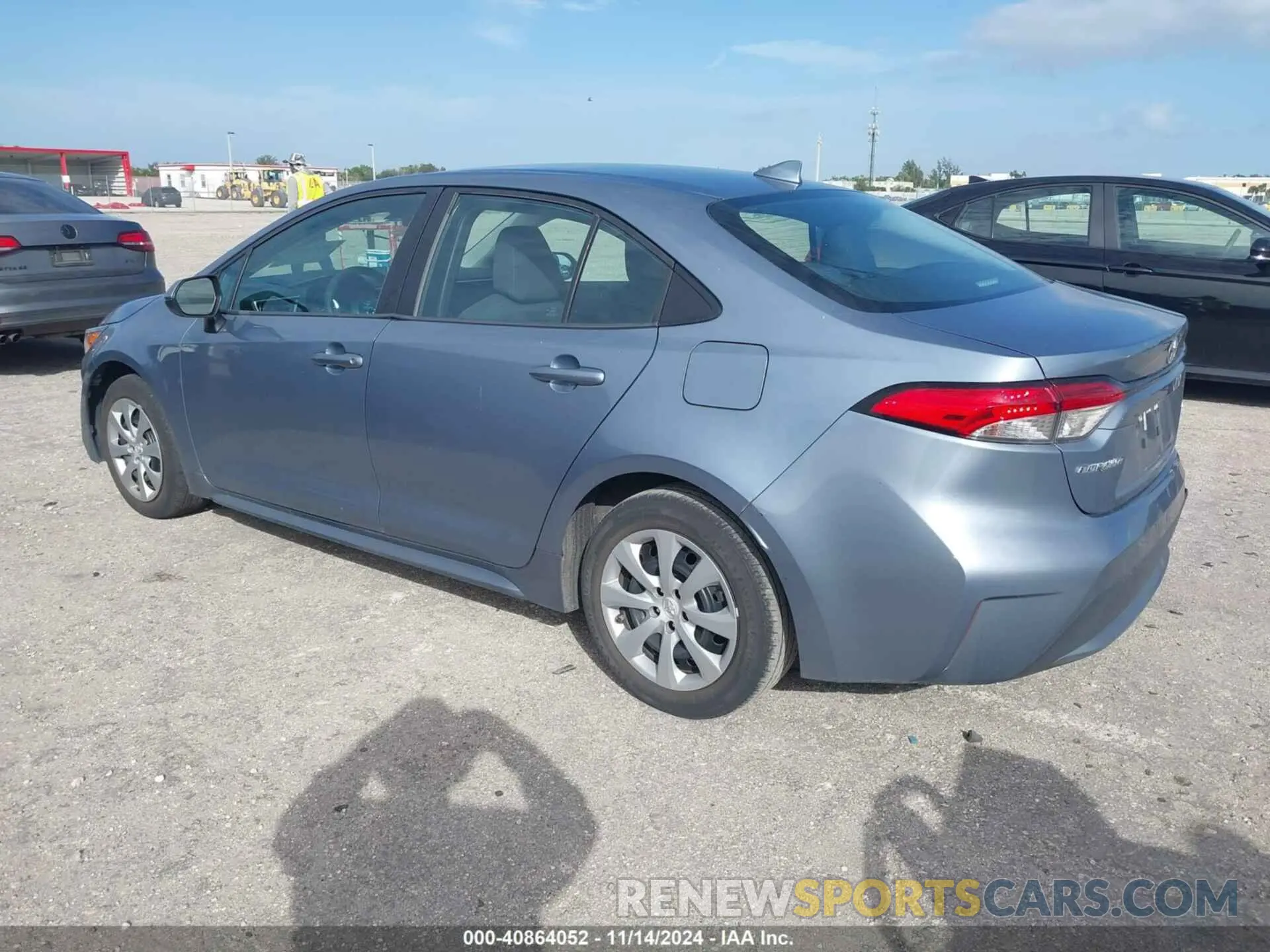 3 fotografías del automóvil dañado 5YFEPRAE8LP041485 TOYOTA COROLLA 2020