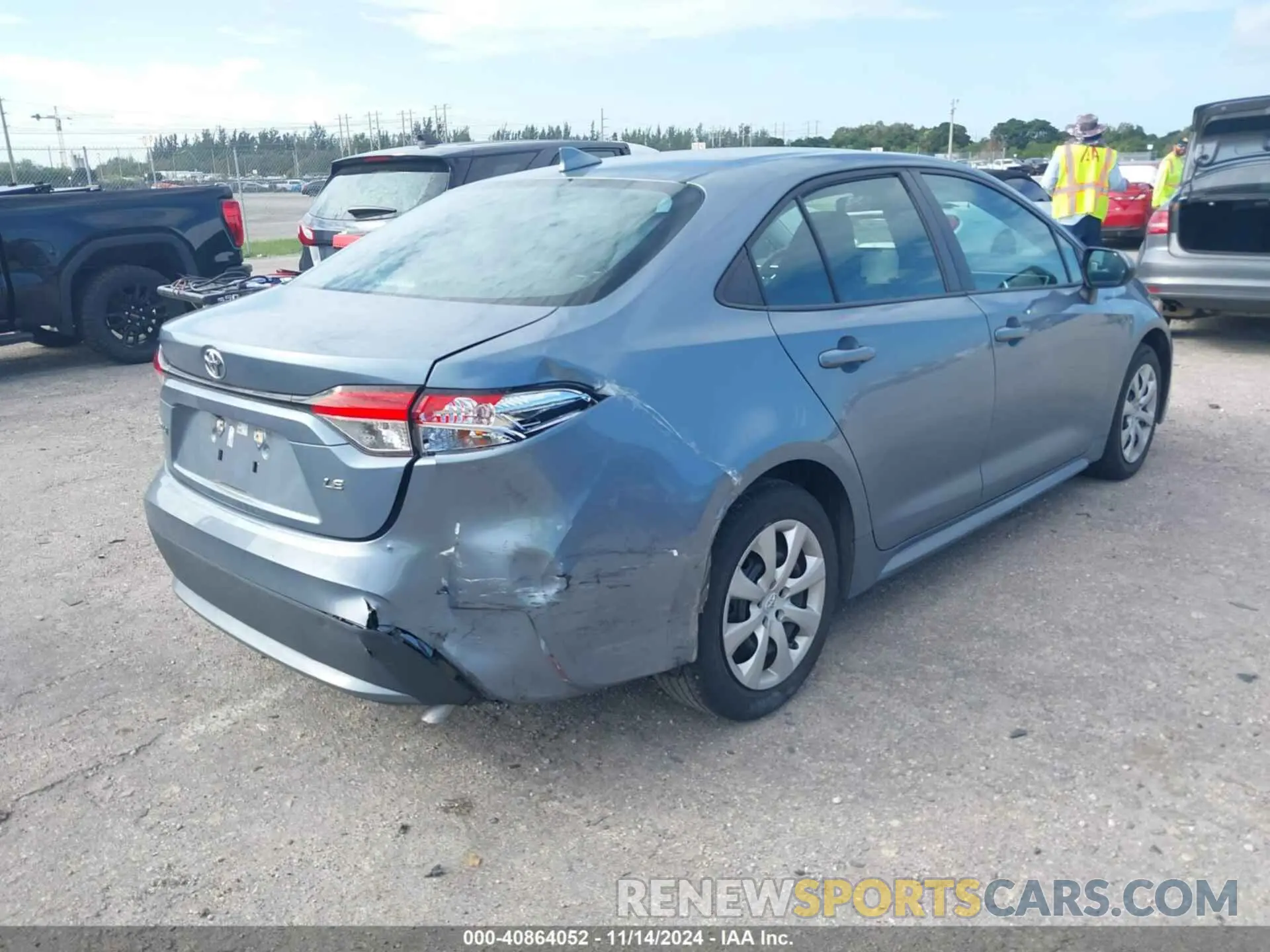 6 fotografías del automóvil dañado 5YFEPRAE8LP041485 TOYOTA COROLLA 2020