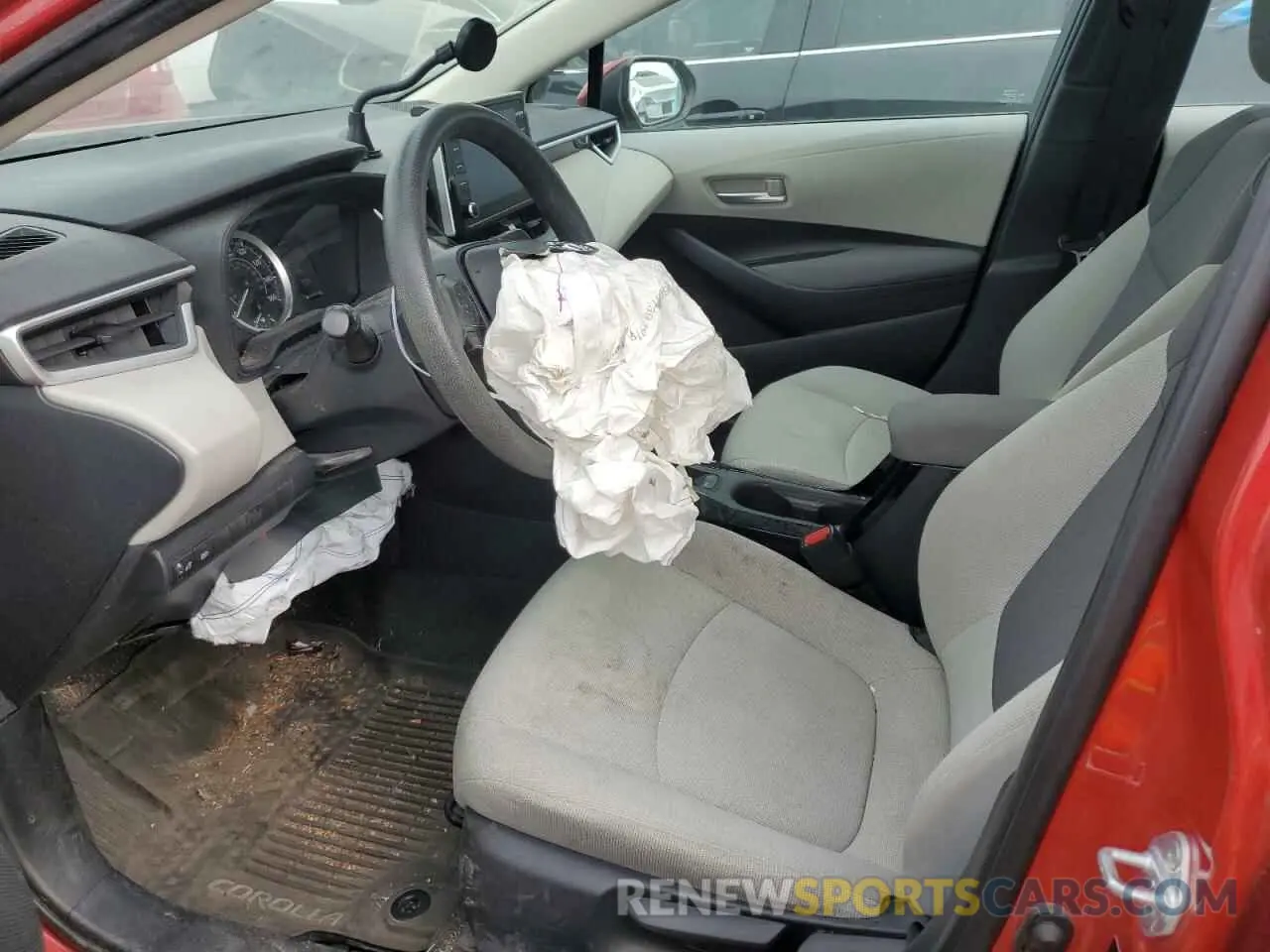 7 fotografías del automóvil dañado 5YFEPRAE8LP042569 TOYOTA COROLLA 2020