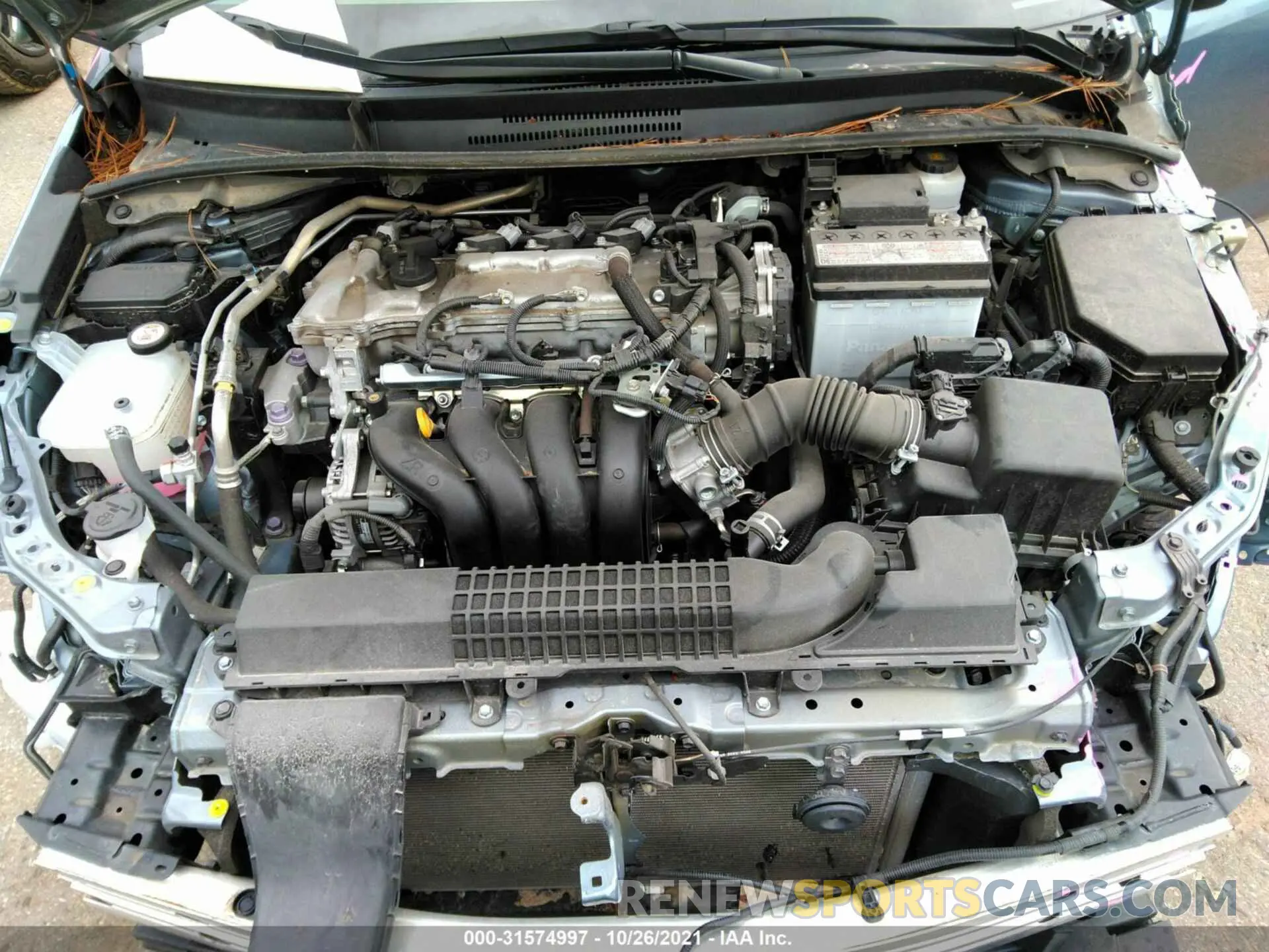 10 fotografías del automóvil dañado 5YFEPRAE8LP044063 TOYOTA COROLLA 2020