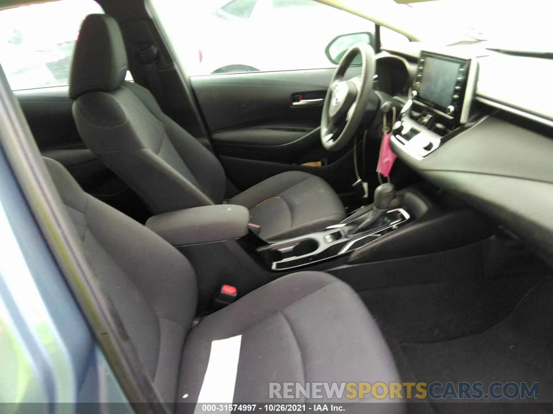 5 fotografías del automóvil dañado 5YFEPRAE8LP044063 TOYOTA COROLLA 2020