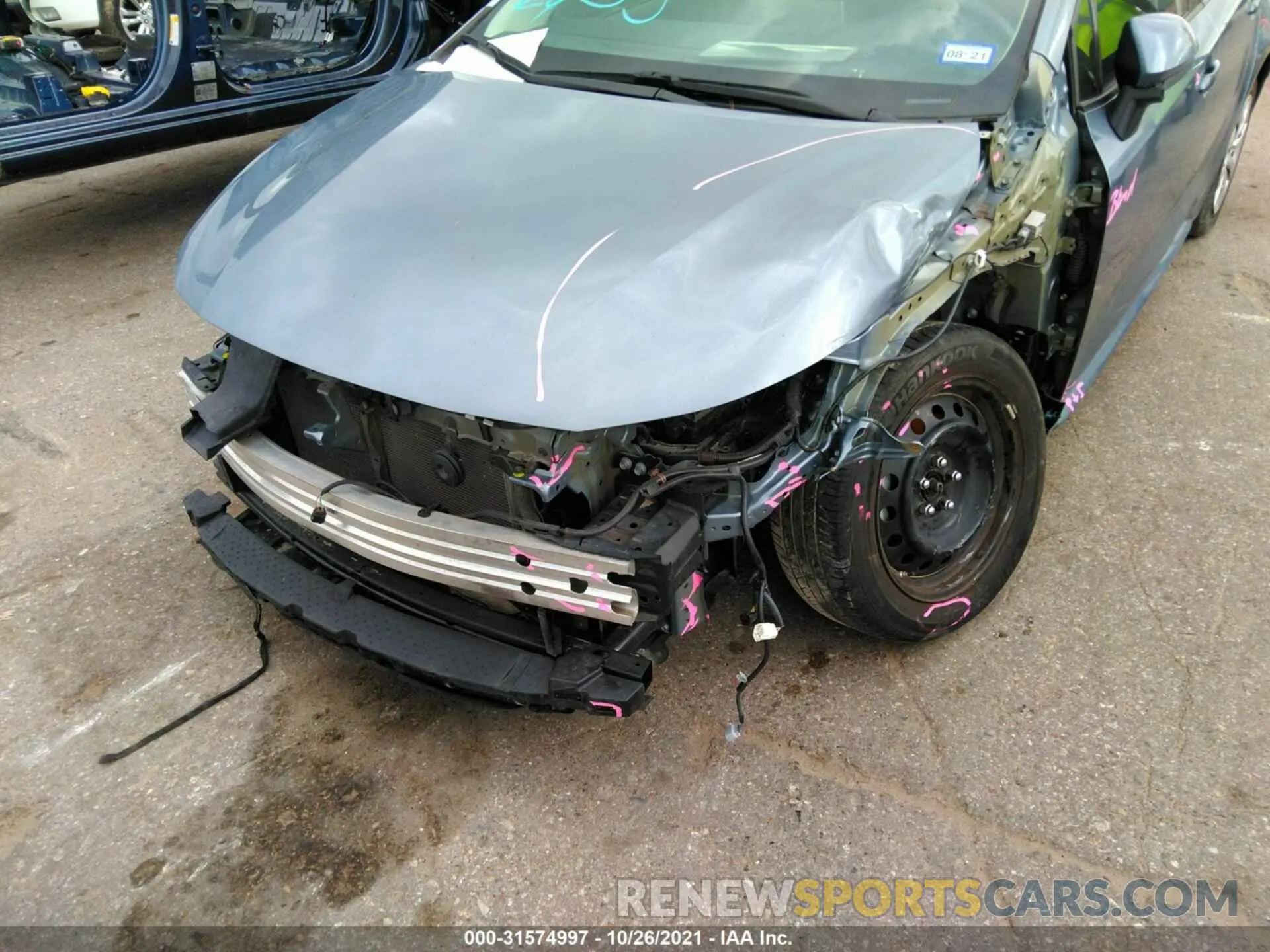 6 fotografías del automóvil dañado 5YFEPRAE8LP044063 TOYOTA COROLLA 2020