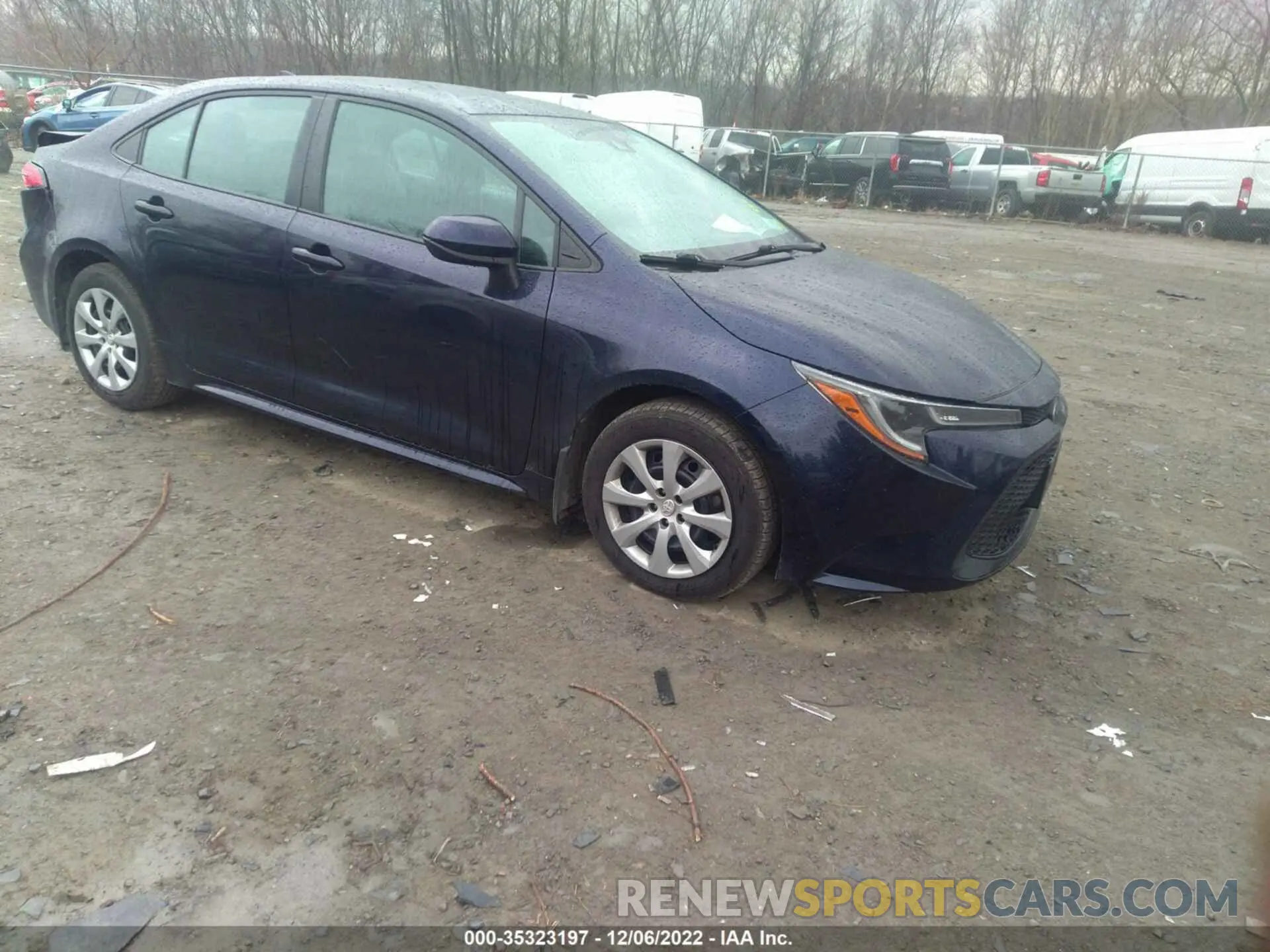 1 fotografías del automóvil dañado 5YFEPRAE8LP051417 TOYOTA COROLLA 2020