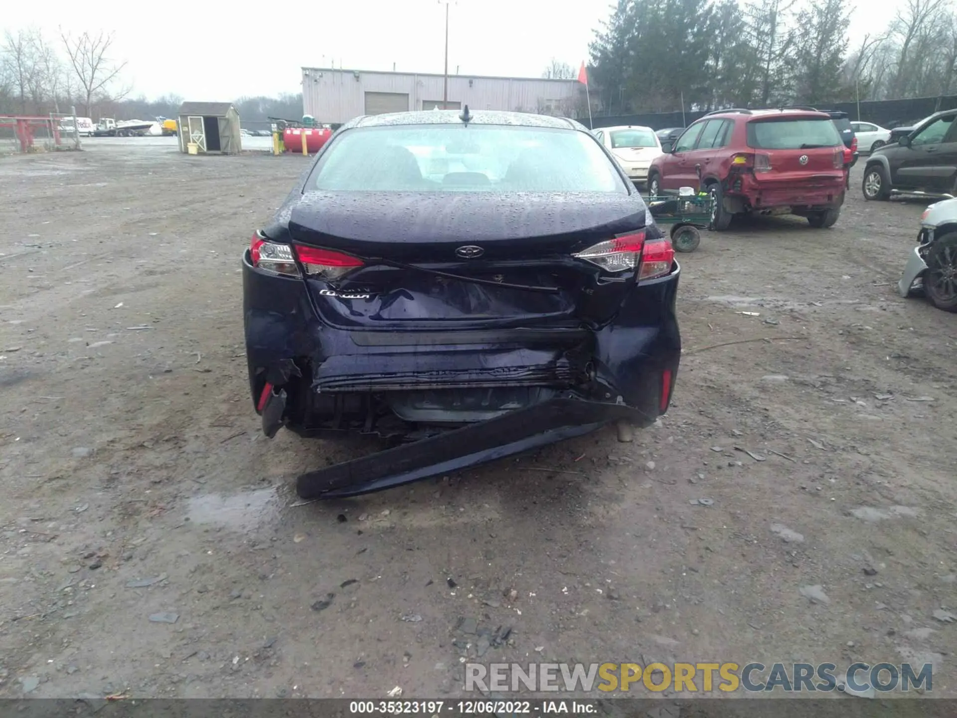 6 fotografías del automóvil dañado 5YFEPRAE8LP051417 TOYOTA COROLLA 2020