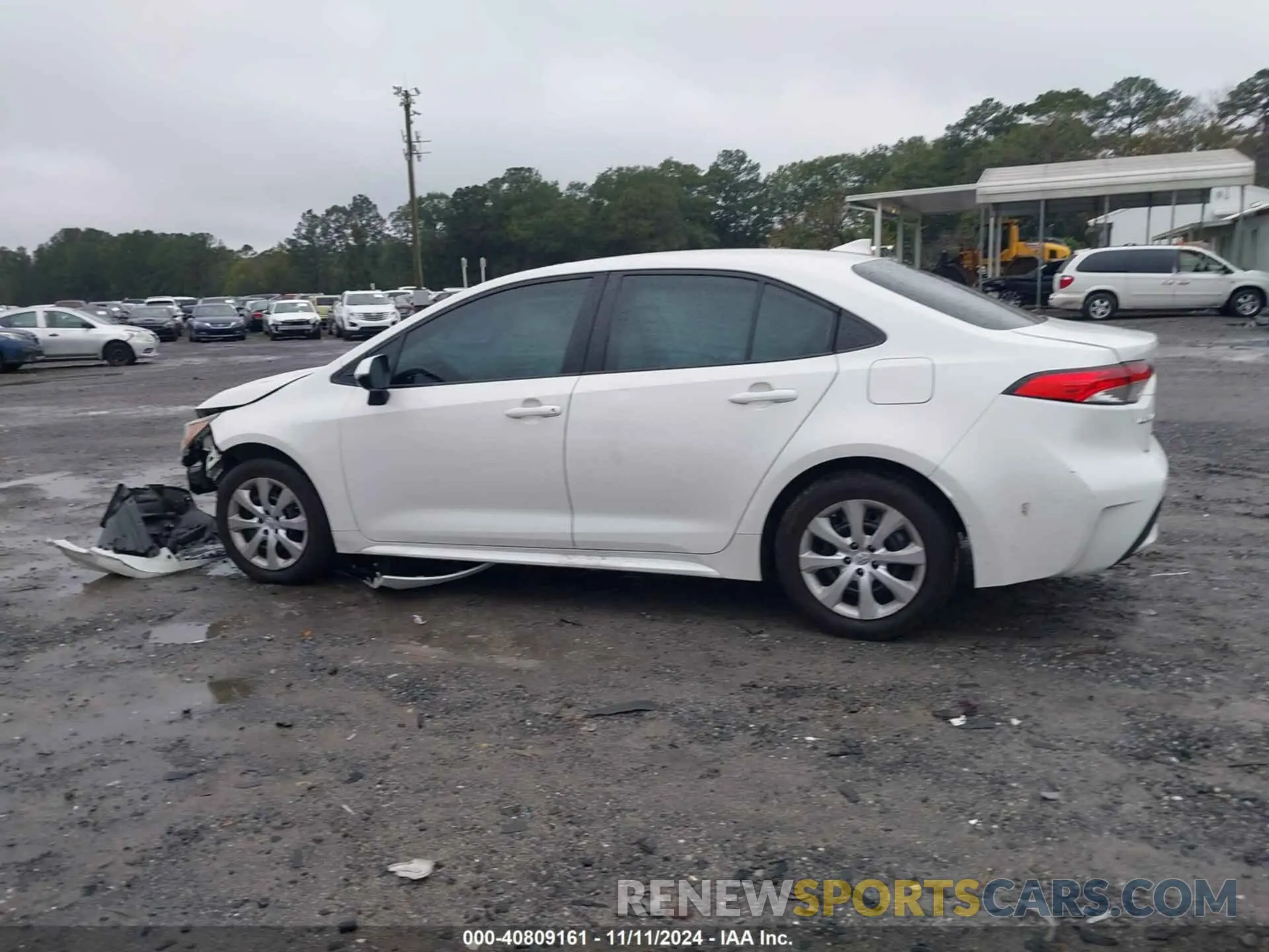 14 fotografías del automóvil dañado 5YFEPRAE8LP058075 TOYOTA COROLLA 2020