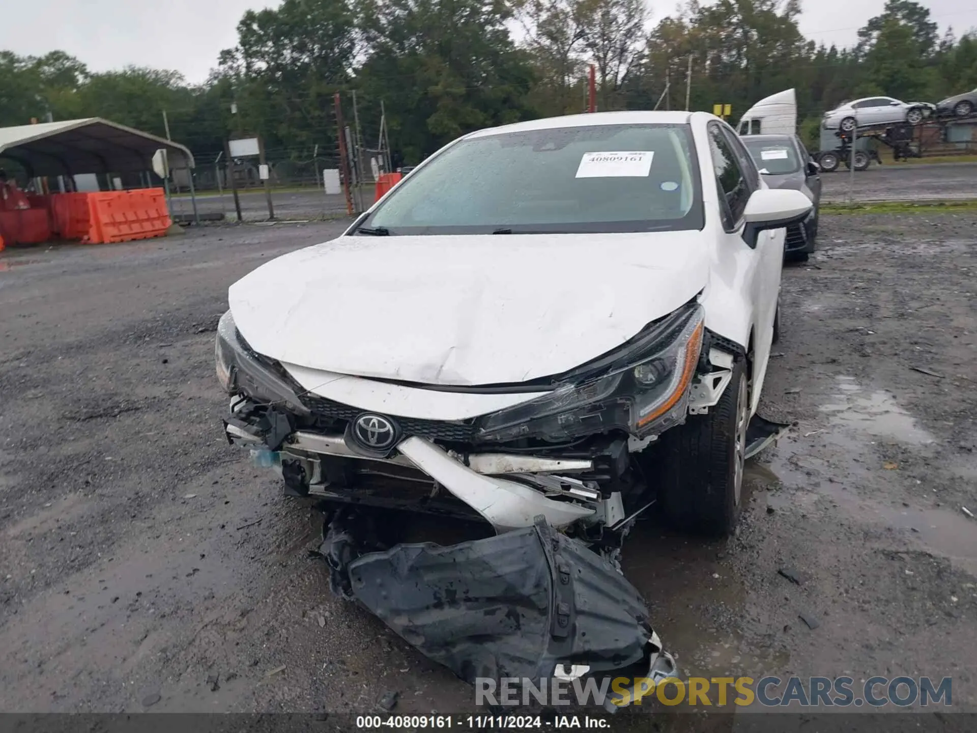 6 fotografías del automóvil dañado 5YFEPRAE8LP058075 TOYOTA COROLLA 2020