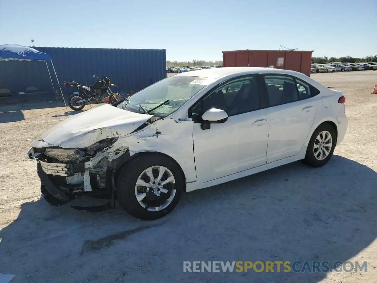 1 fotografías del automóvil dañado 5YFEPRAE8LP076043 TOYOTA COROLLA 2020