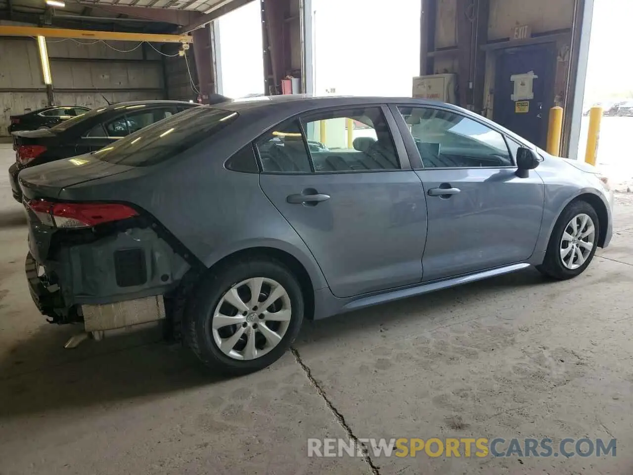 3 fotografías del automóvil dañado 5YFEPRAE8LP077483 TOYOTA COROLLA 2020