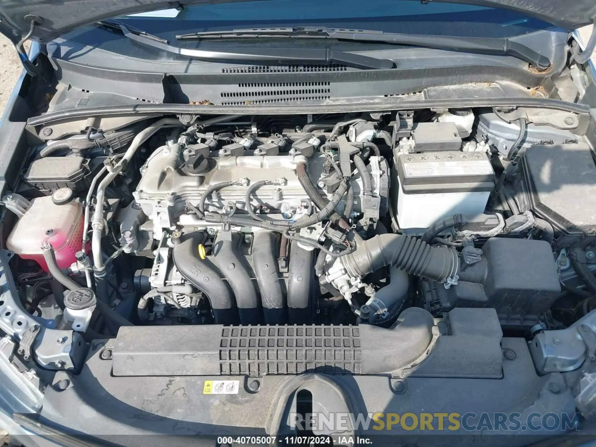 10 fotografías del automóvil dañado 5YFEPRAE8LP081954 TOYOTA COROLLA 2020