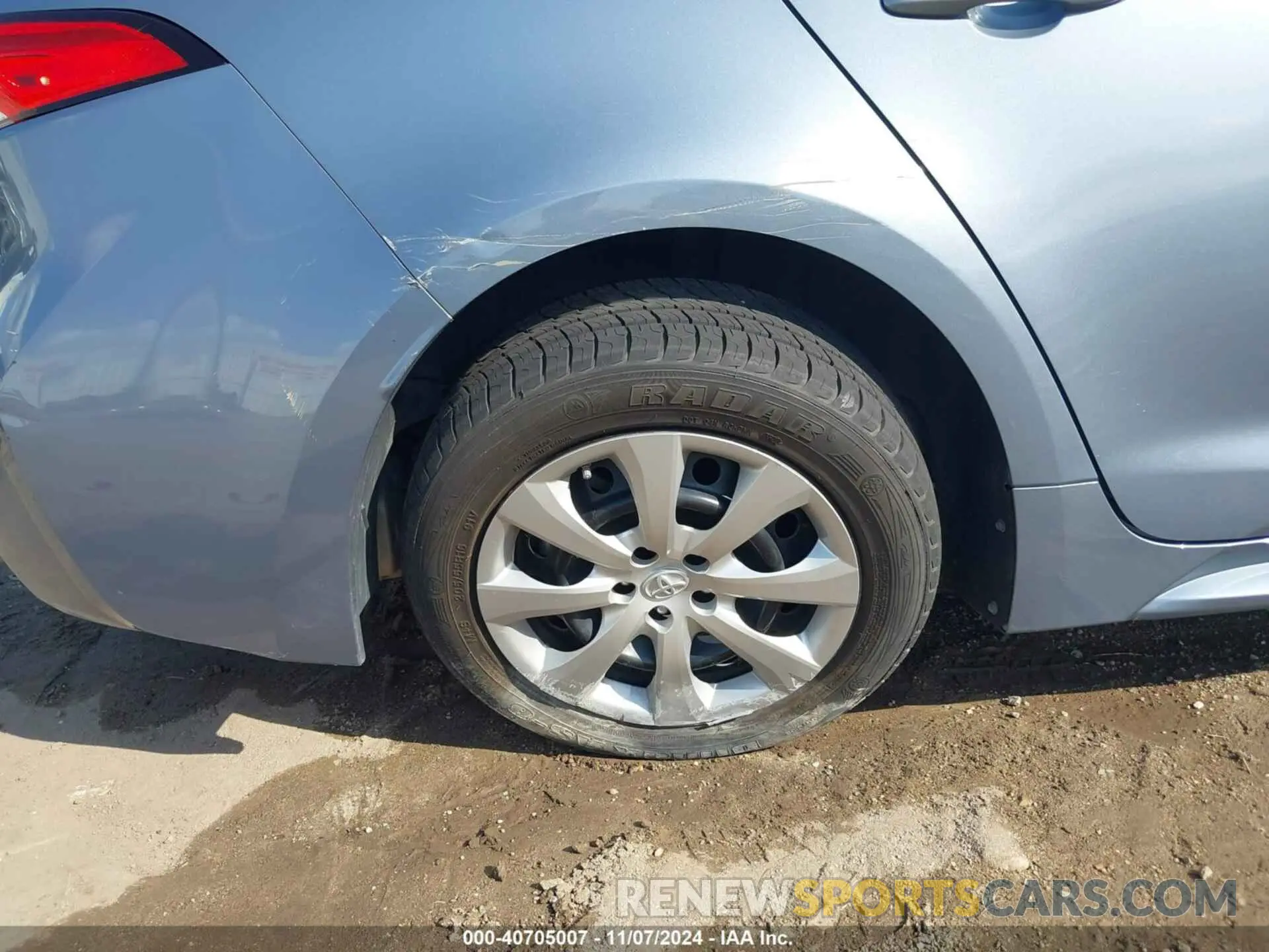 22 fotografías del automóvil dañado 5YFEPRAE8LP081954 TOYOTA COROLLA 2020