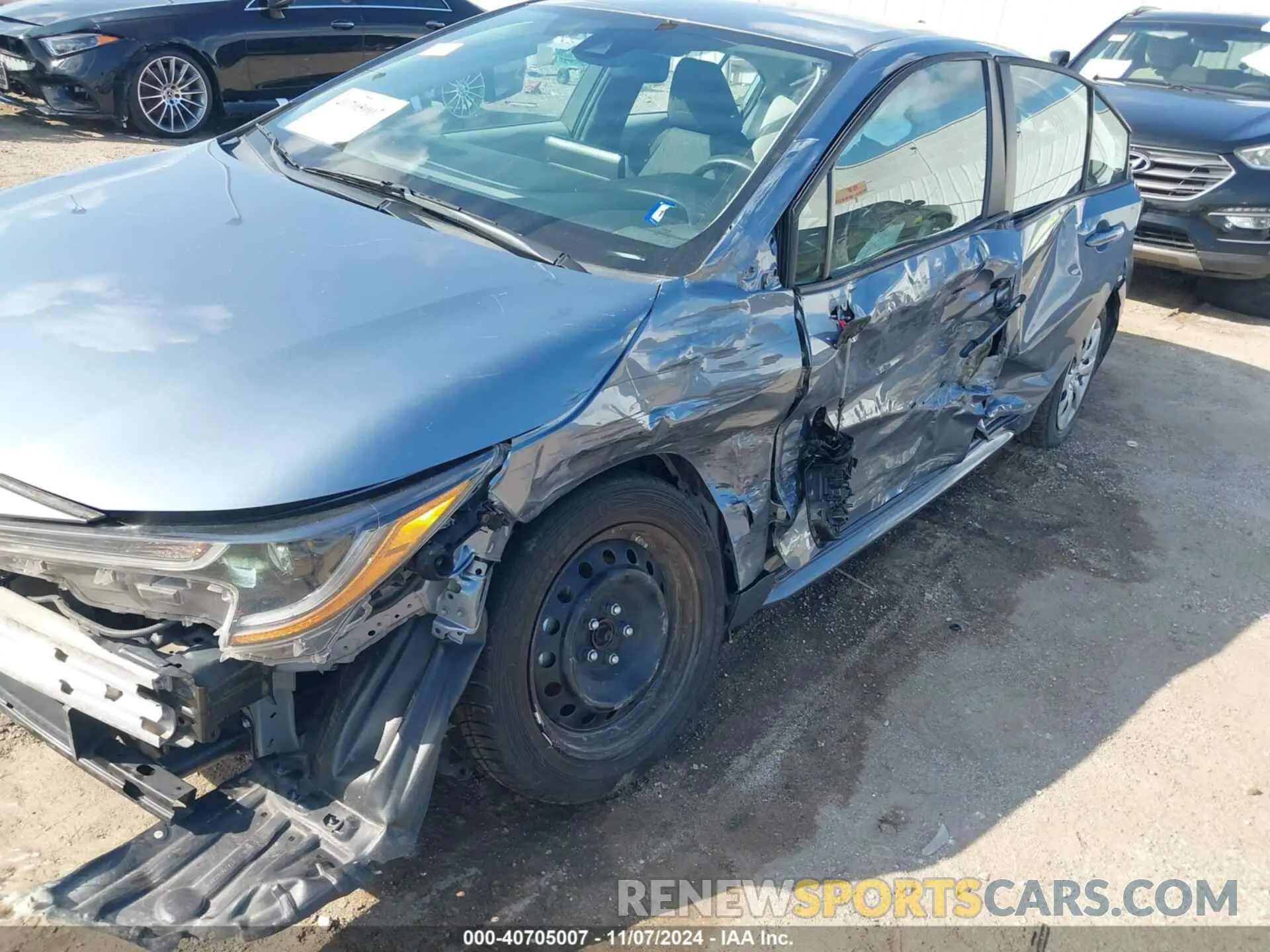 6 fotografías del automóvil dañado 5YFEPRAE8LP081954 TOYOTA COROLLA 2020