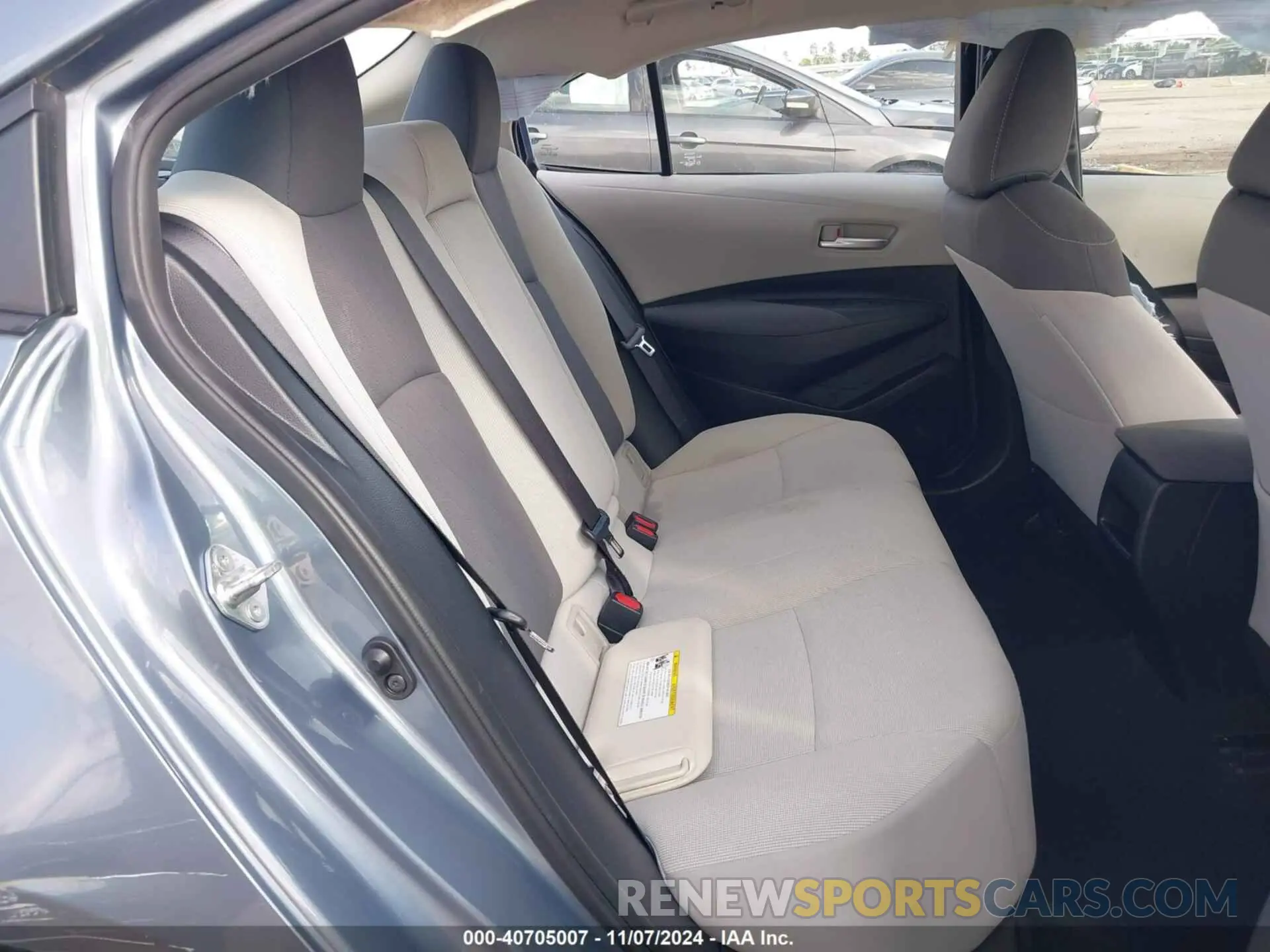 8 fotografías del automóvil dañado 5YFEPRAE8LP081954 TOYOTA COROLLA 2020