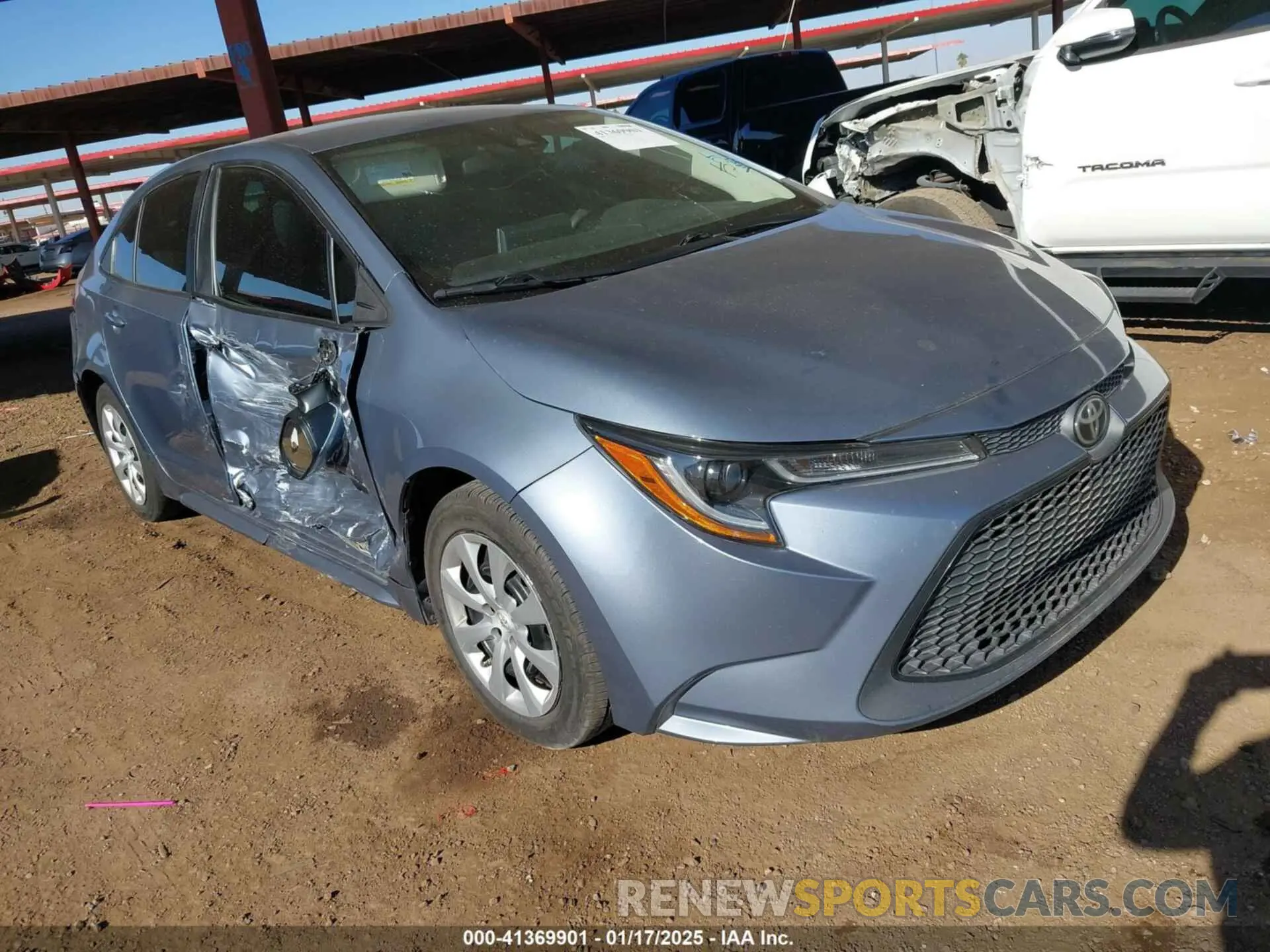 1 fotografías del automóvil dañado 5YFEPRAE8LP082456 TOYOTA COROLLA 2020