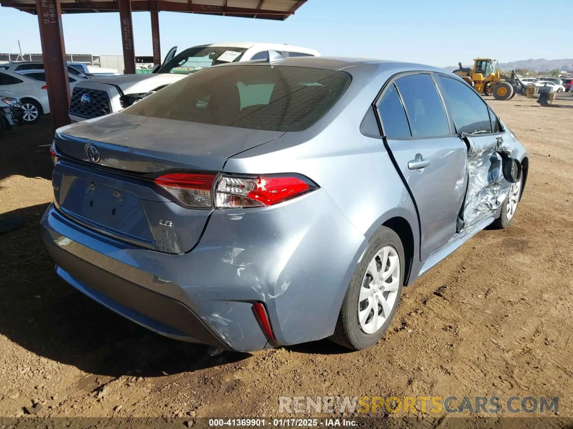 4 fotografías del automóvil dañado 5YFEPRAE8LP082456 TOYOTA COROLLA 2020