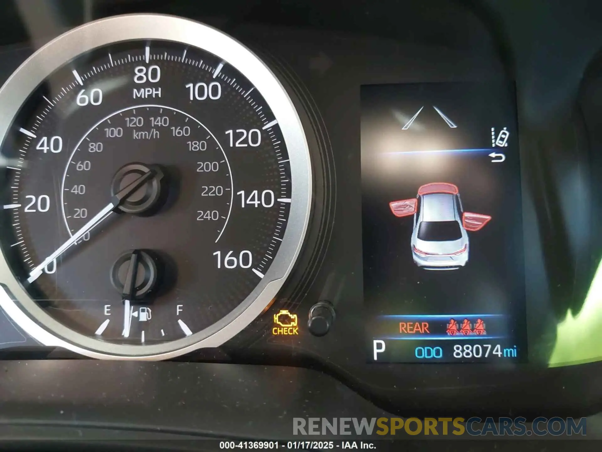 7 fotografías del automóvil dañado 5YFEPRAE8LP082456 TOYOTA COROLLA 2020