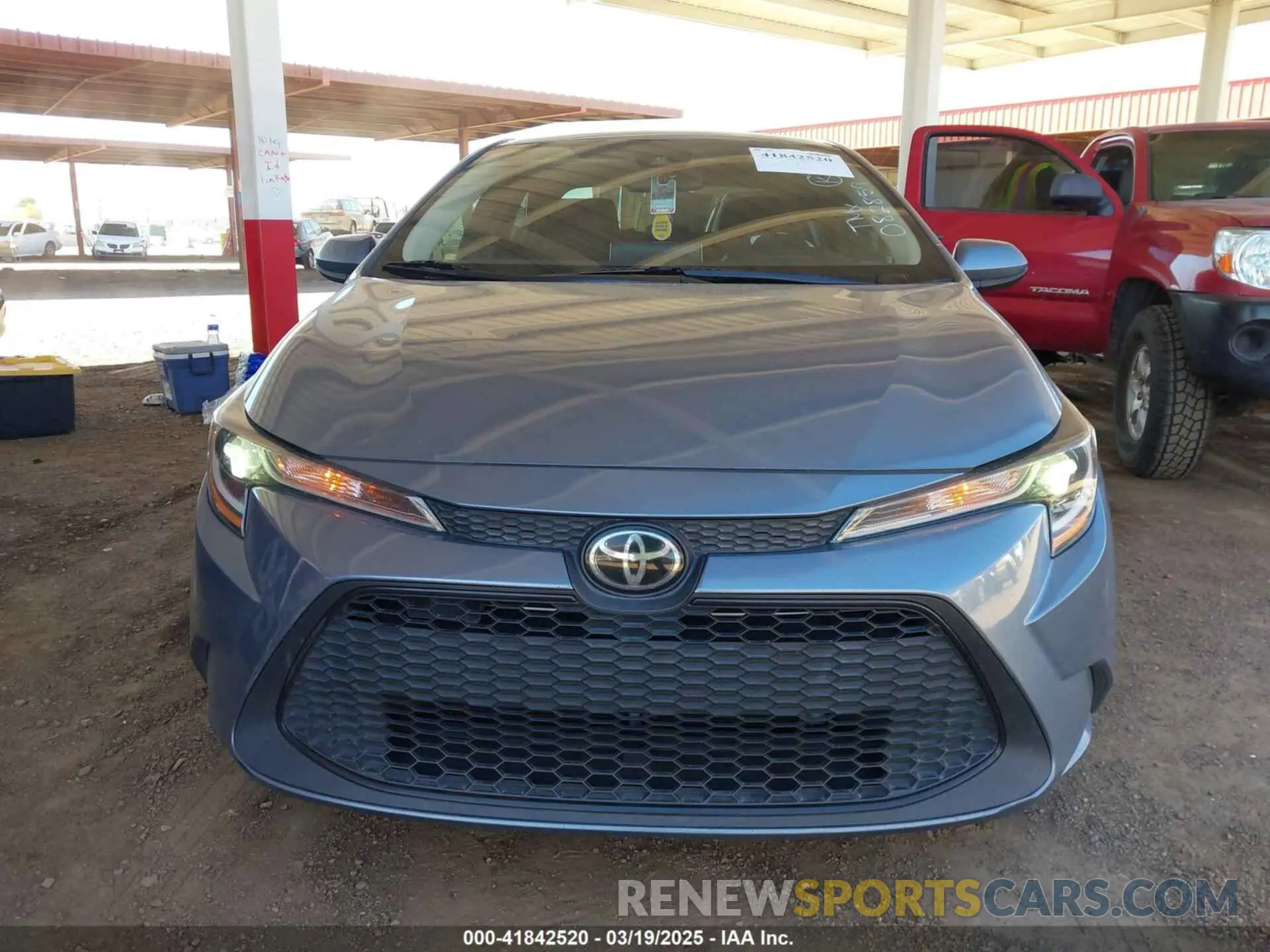 6 fotografías del automóvil dañado 5YFEPRAE8LP082859 TOYOTA COROLLA 2020