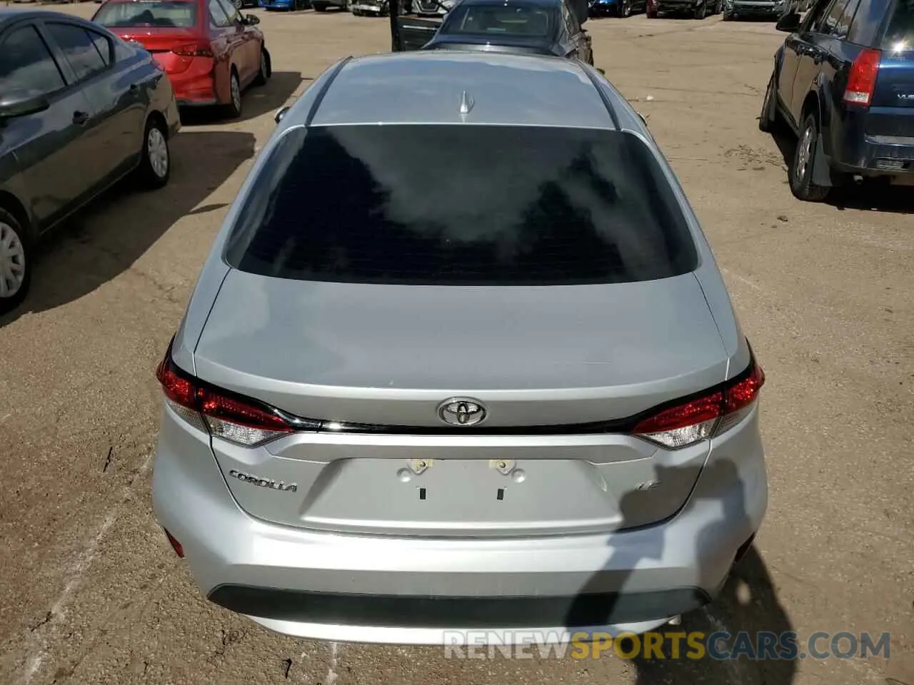 6 fotografías del automóvil dañado 5YFEPRAE8LP084725 TOYOTA COROLLA 2020