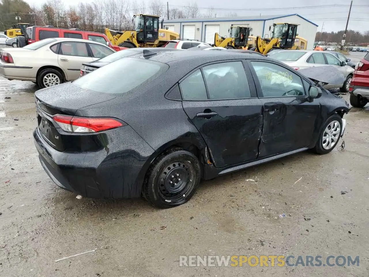 3 fotografías del automóvil dañado 5YFEPRAE8LP088404 TOYOTA COROLLA 2020