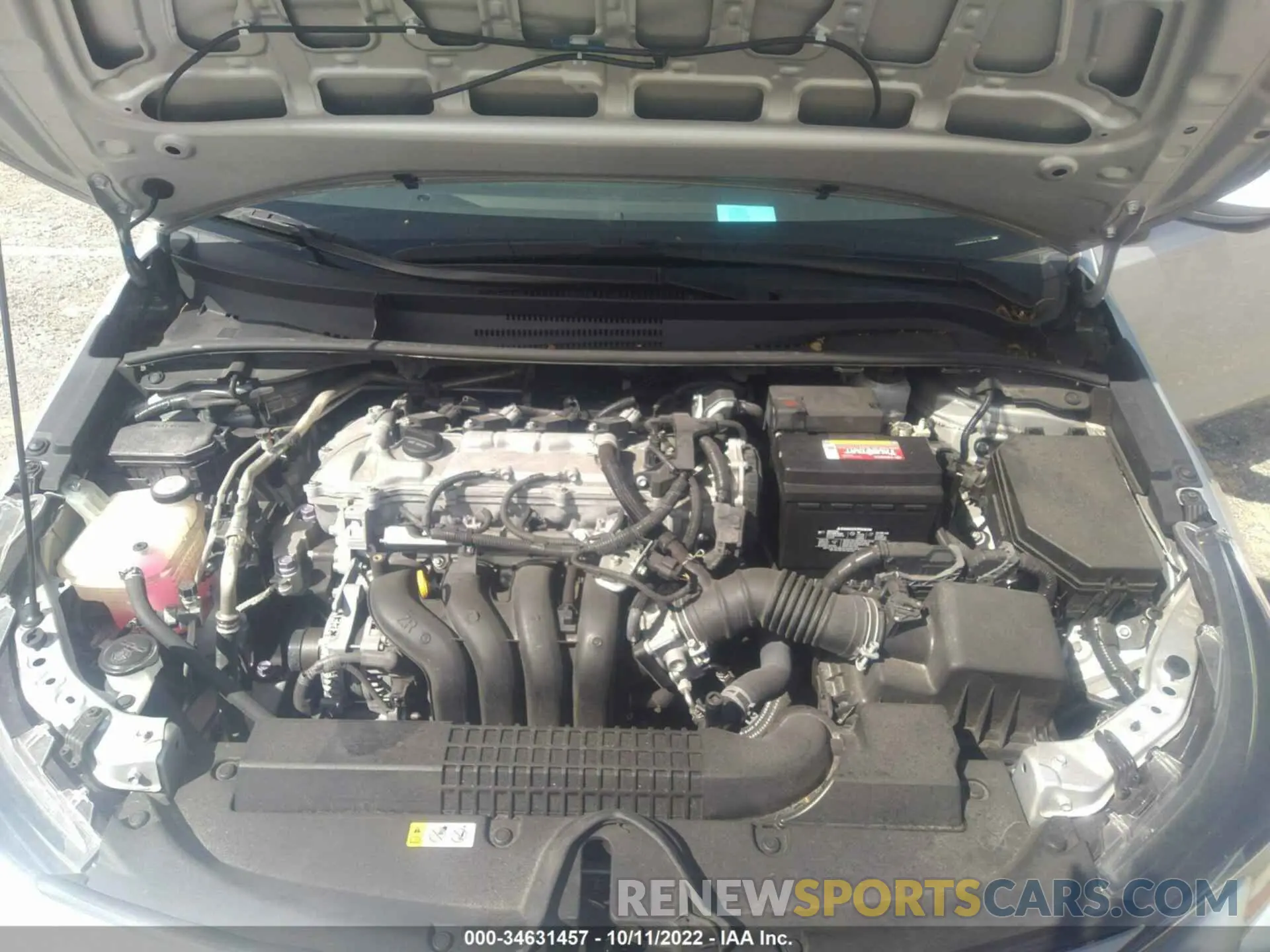 10 fotografías del automóvil dañado 5YFEPRAE8LP091013 TOYOTA COROLLA 2020