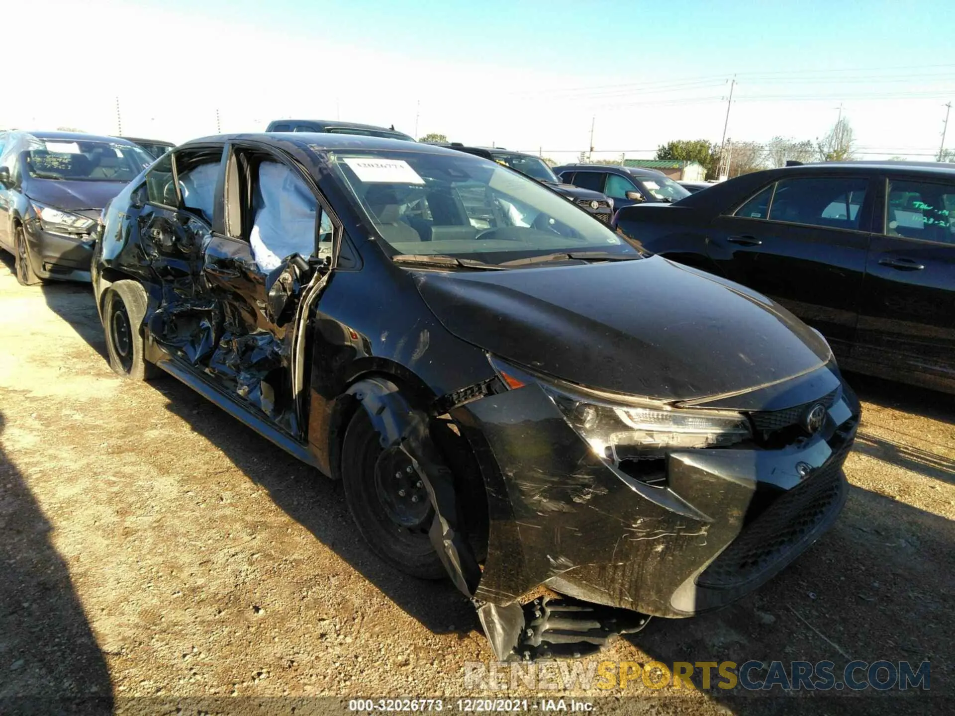 1 fotografías del automóvil dañado 5YFEPRAE8LP094087 TOYOTA COROLLA 2020