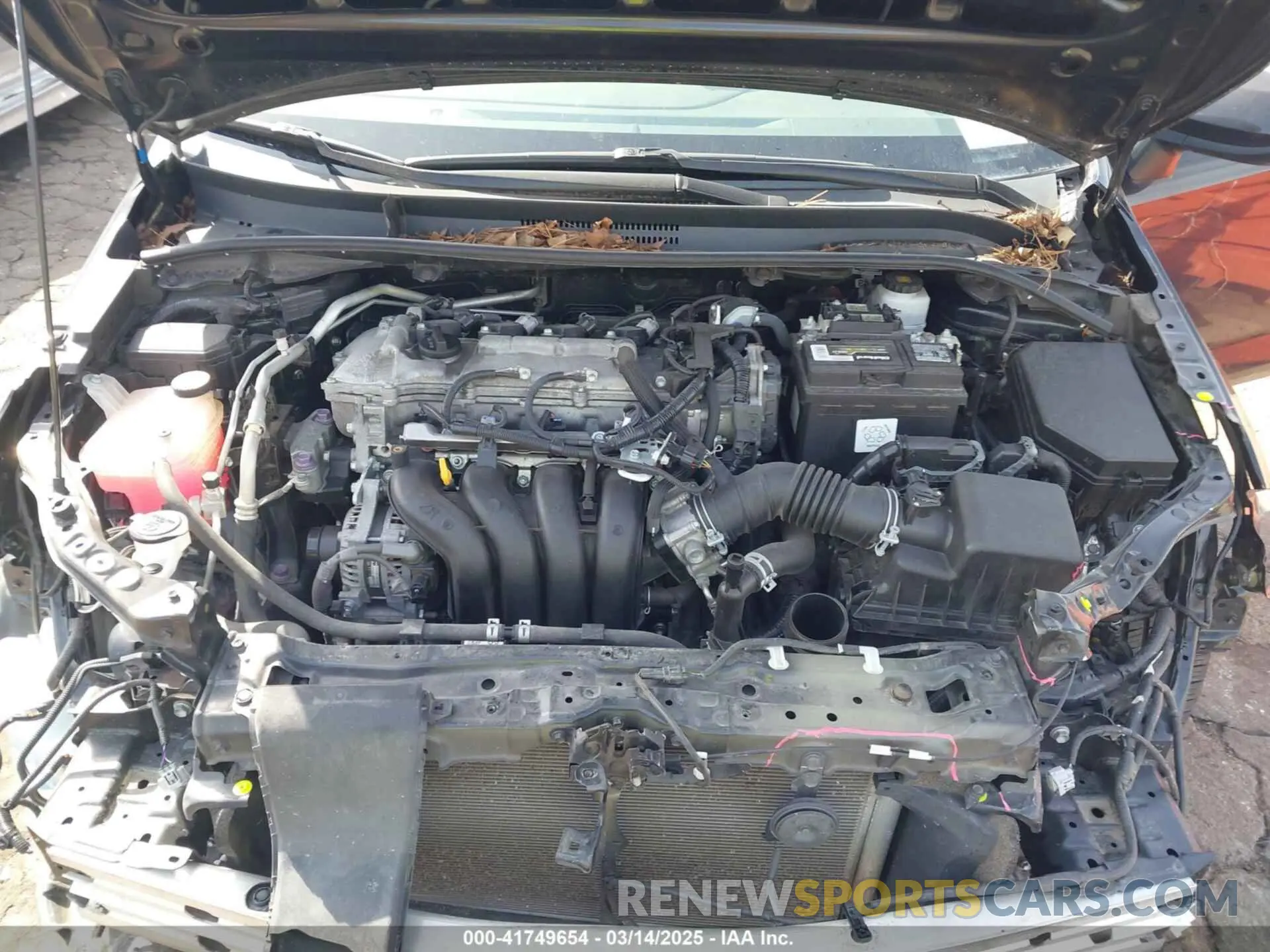 10 fotografías del automóvil dañado 5YFEPRAE8LP094882 TOYOTA COROLLA 2020