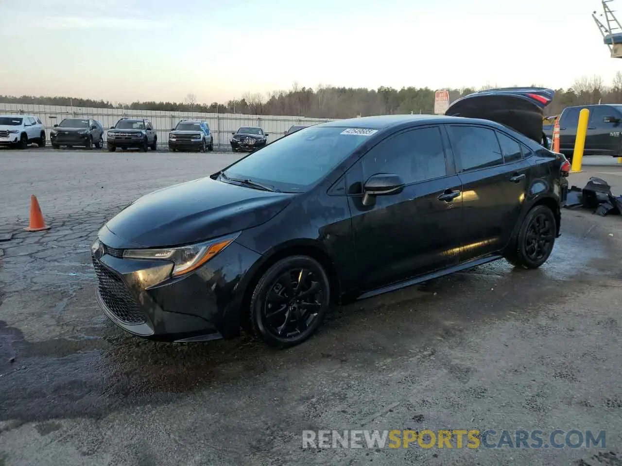 1 fotografías del automóvil dañado 5YFEPRAE8LP096566 TOYOTA COROLLA 2020