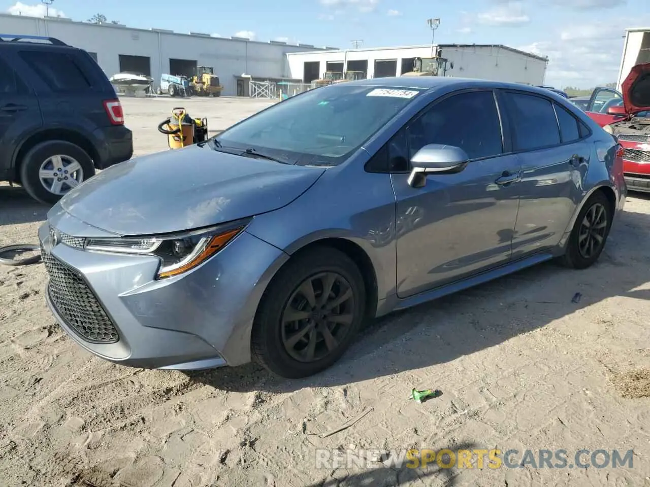 1 fotografías del automóvil dañado 5YFEPRAE8LP096728 TOYOTA COROLLA 2020